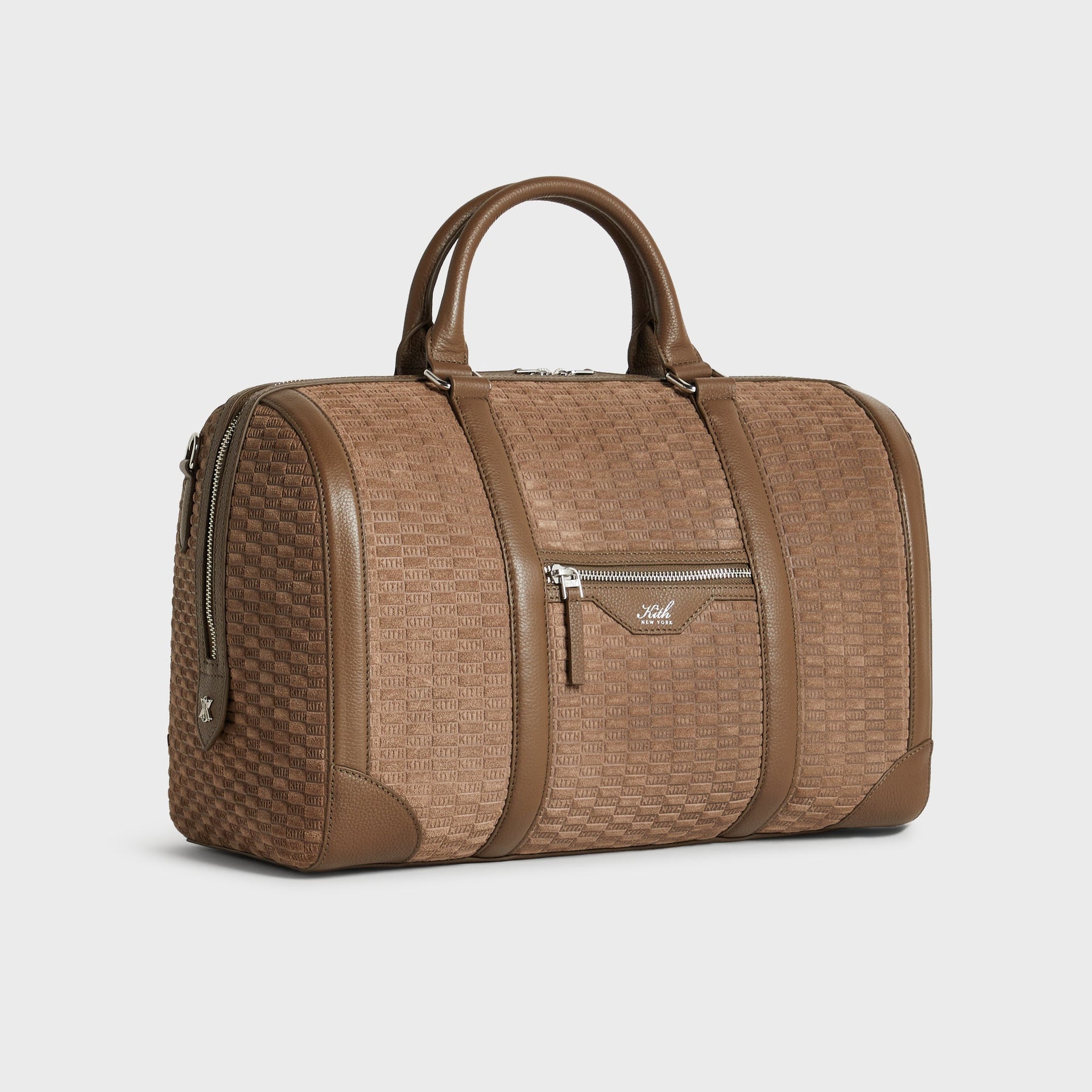 Kith Monogram Suede Traveler K40 Duffle Bag - Java - PH