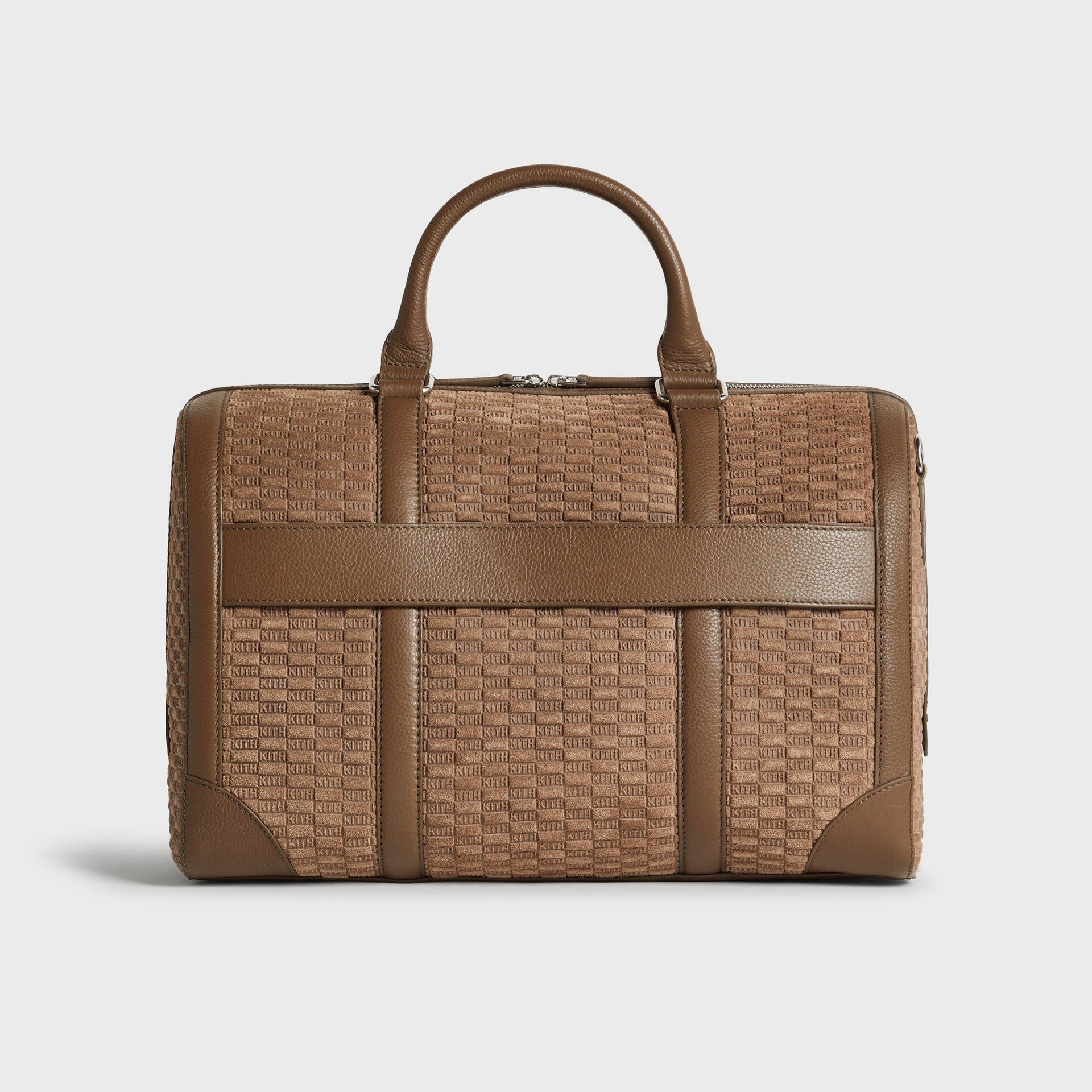 Kith Monogram Suede Traveler K40 Duffle Bag - Java
