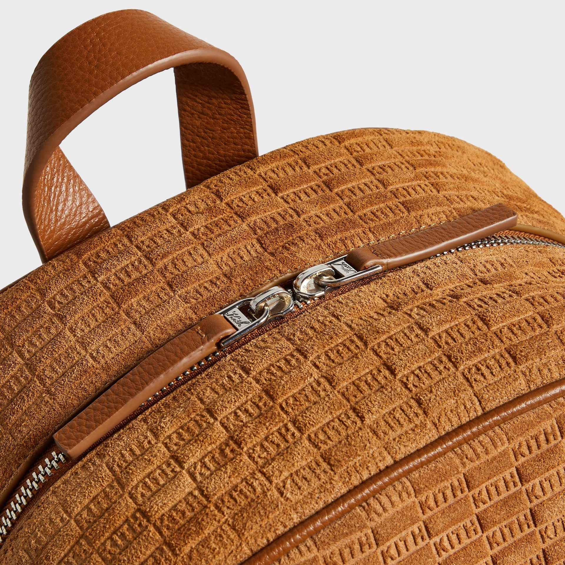 Kith Monogram Suede Backpack - Argil - PH