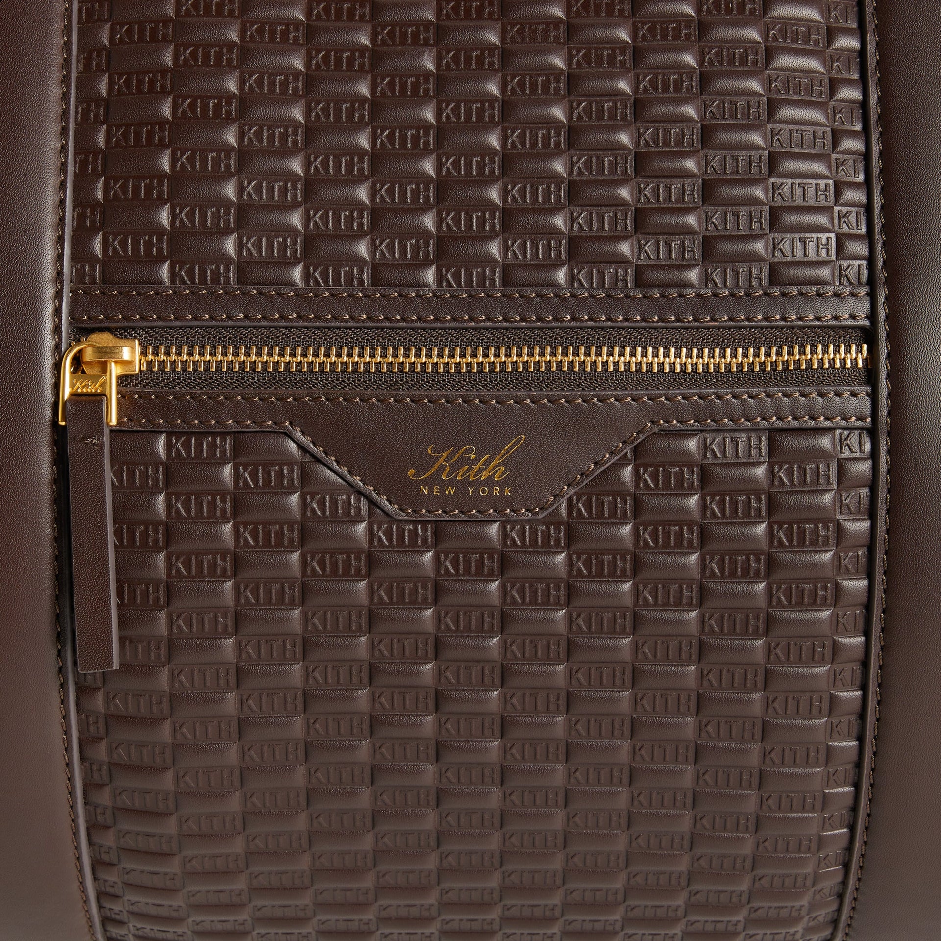 Kith Monogram Leather Traveler K55 Duffle Bag - Zoom