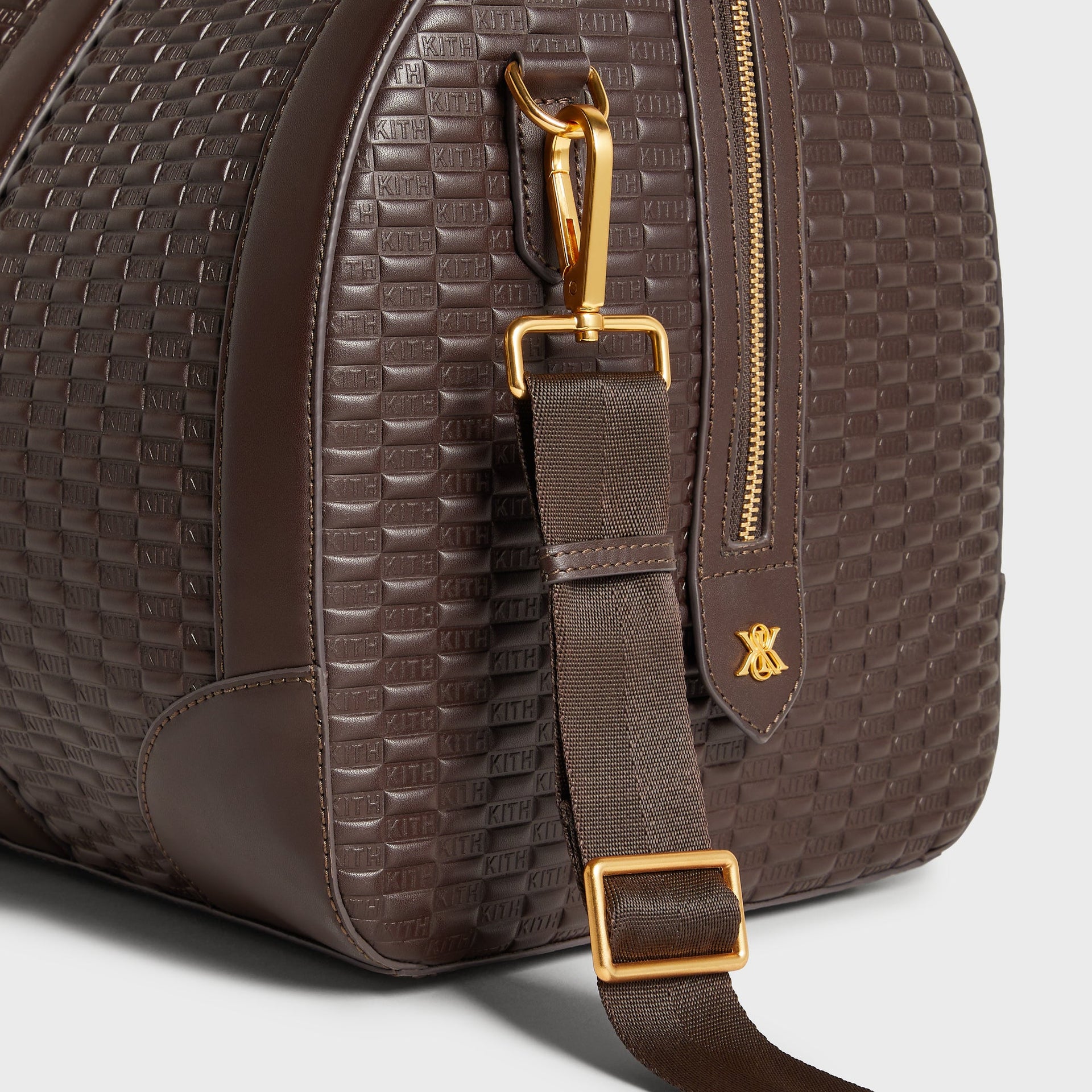 Kith Monogram Leather Traveler K55 Duffle Bag - Zoom