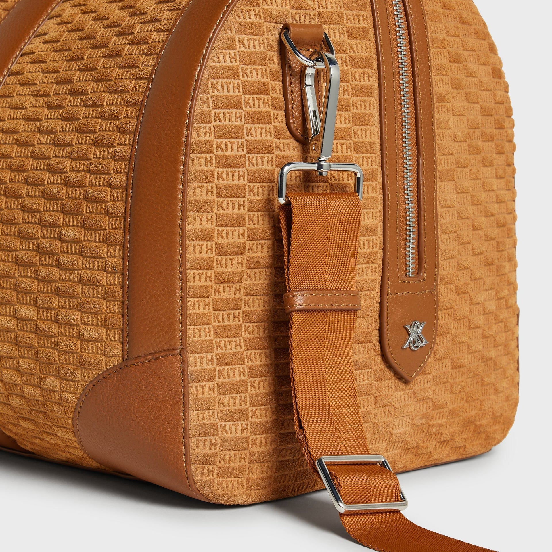 Kith Monogram Suede Traveler K55 Duffle Bag - Argil - PH