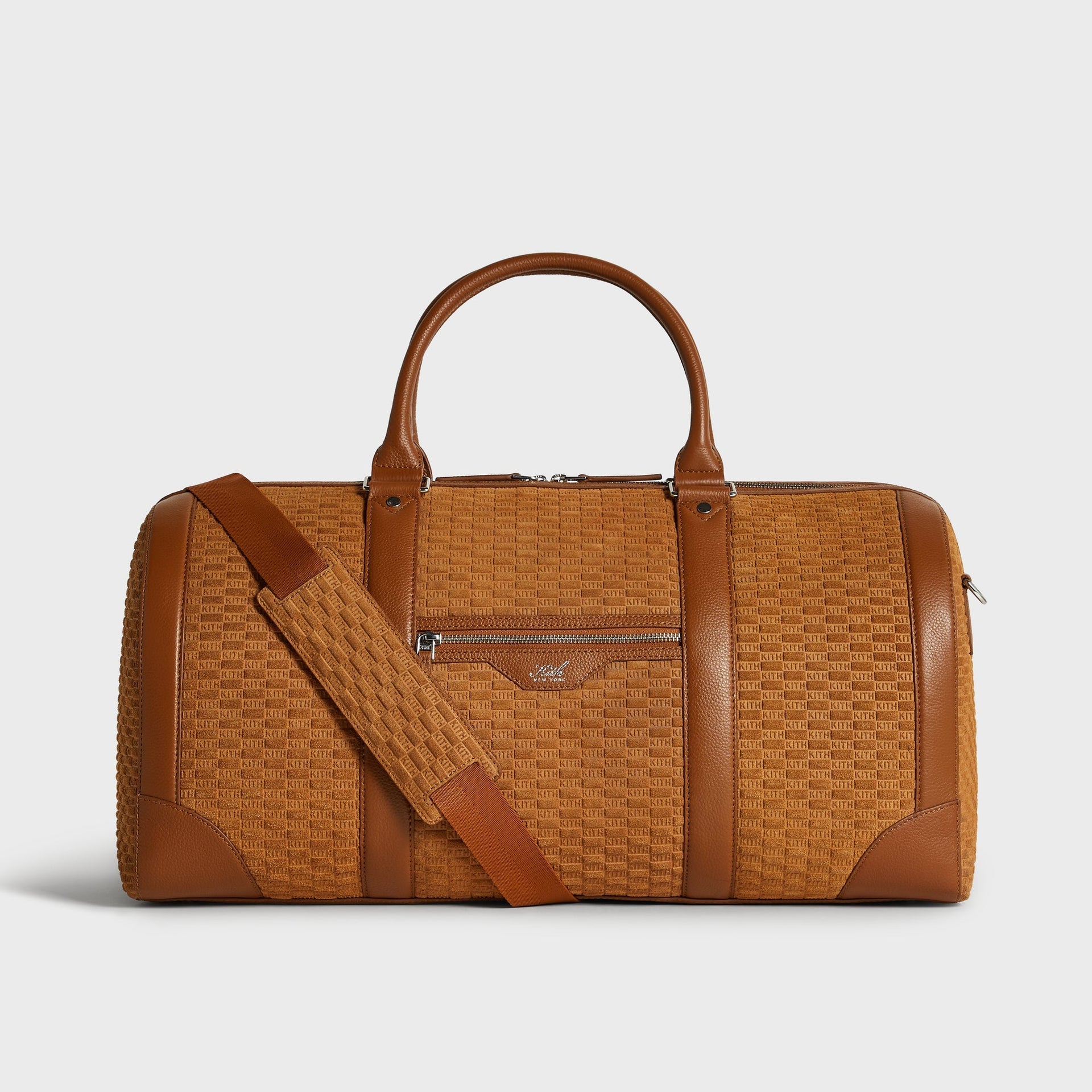 Kith Monogram Suede Traveler K55 Duffle Bag - Argil - PH