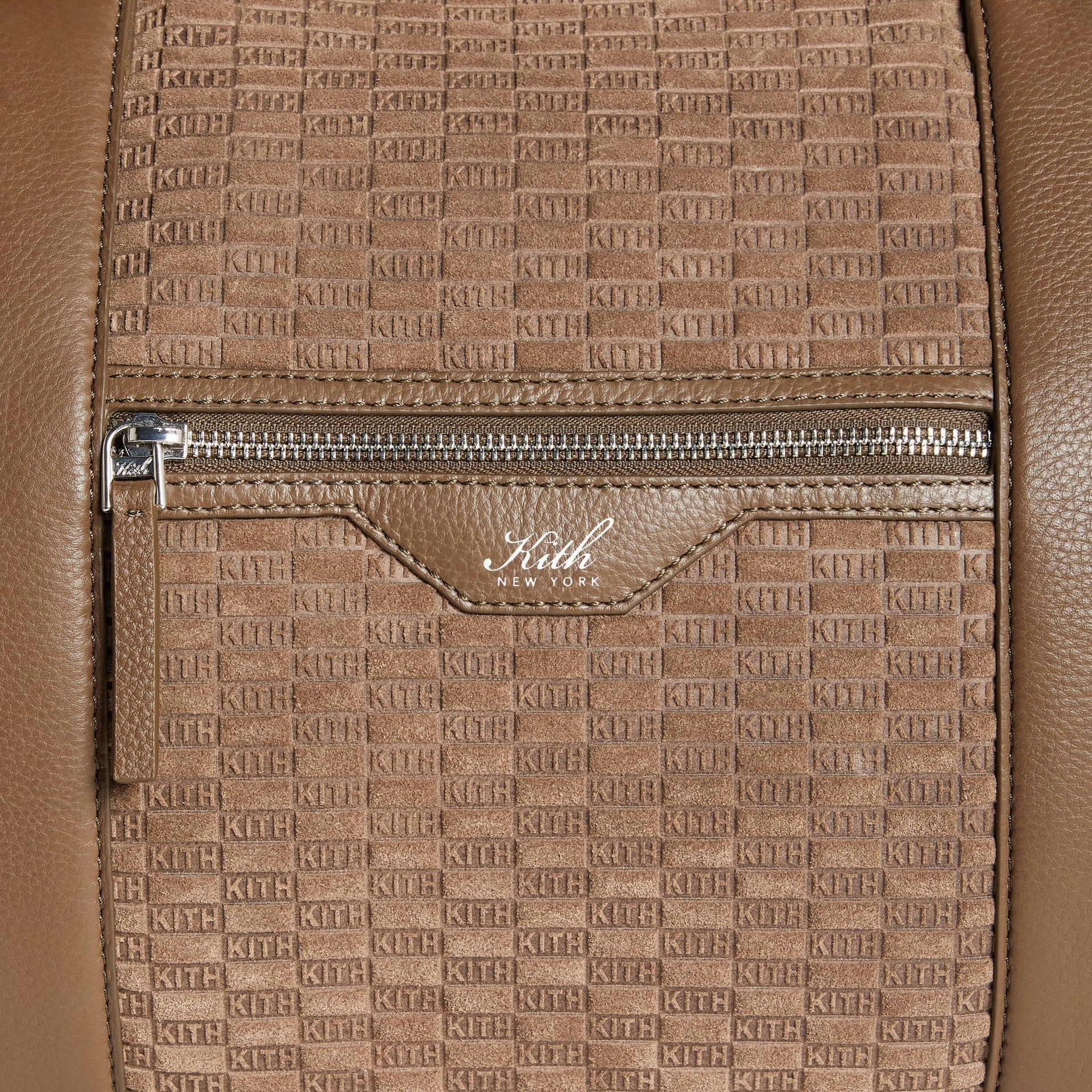 Kith Monogram Suede Traveler K55 Duffle Bag - Java - PH