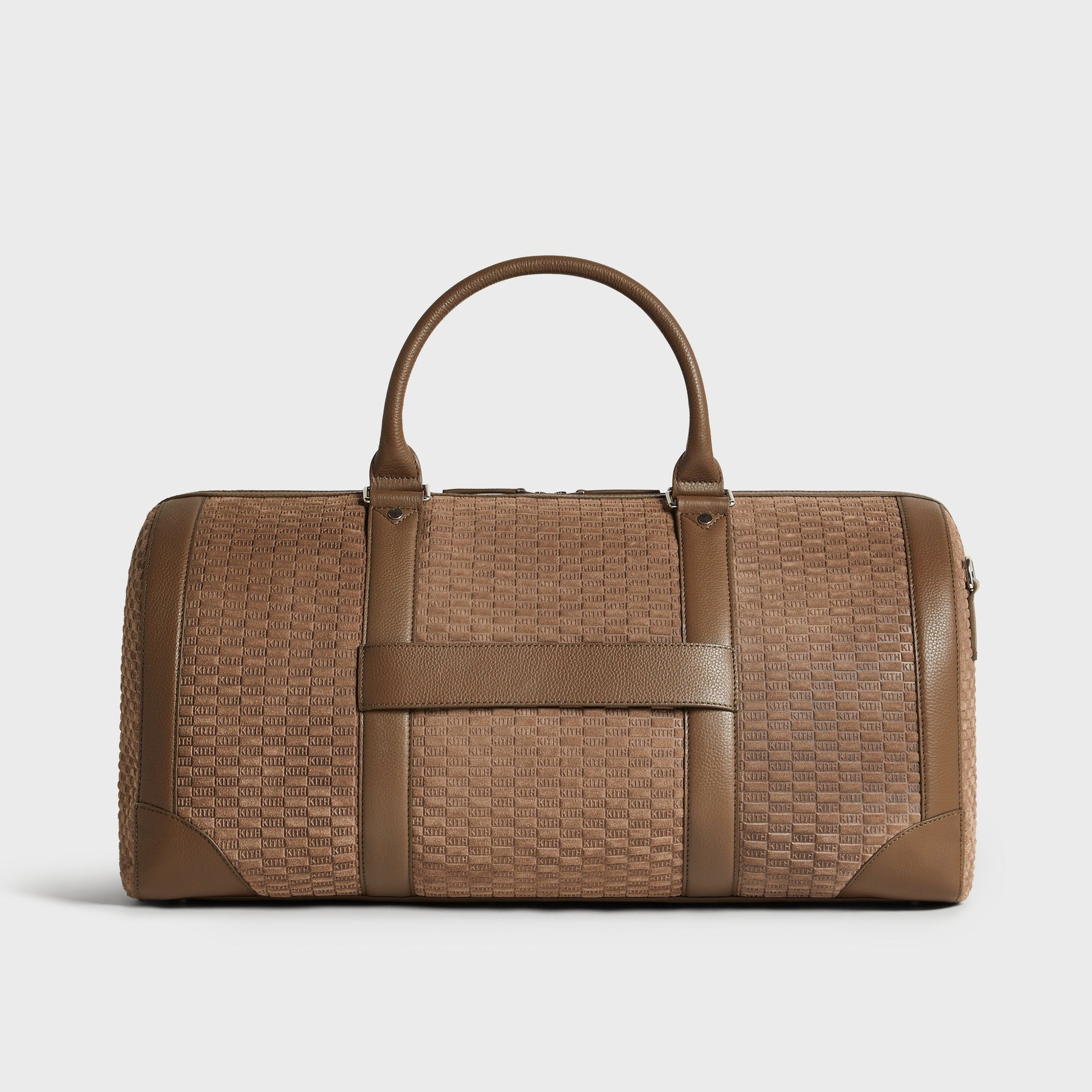 Kith Monogram Suede Traveler K55 Duffle Bag - Java - PH