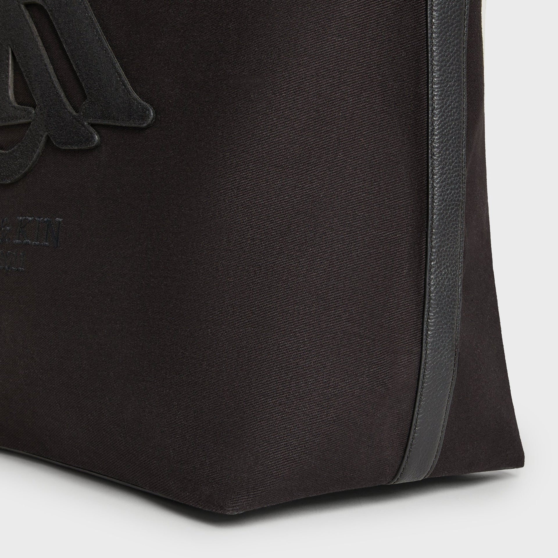 Kith Suede Applique Canvas Tote - Black - PH