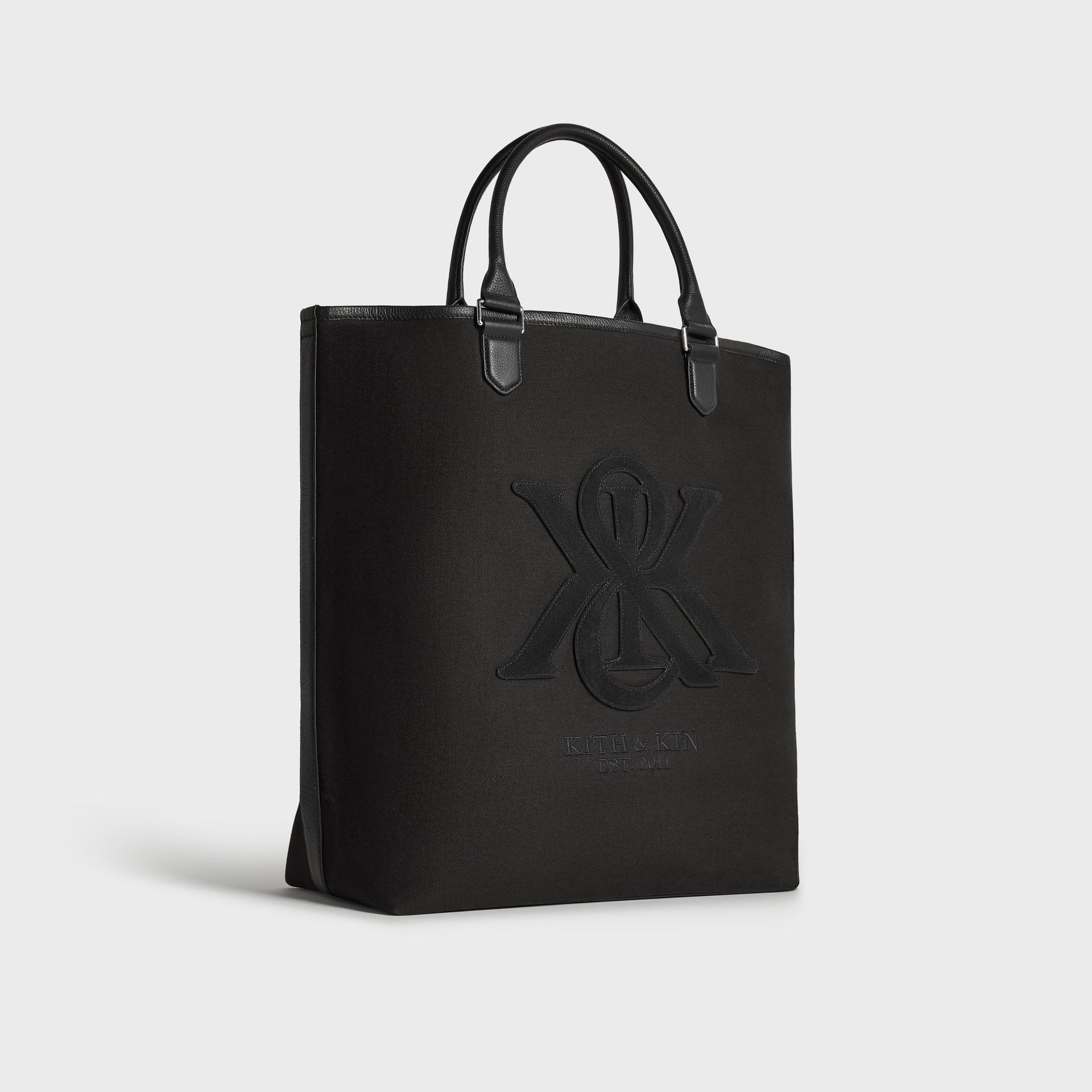 Kith Suede Applique Canvas Tote - Black - PH