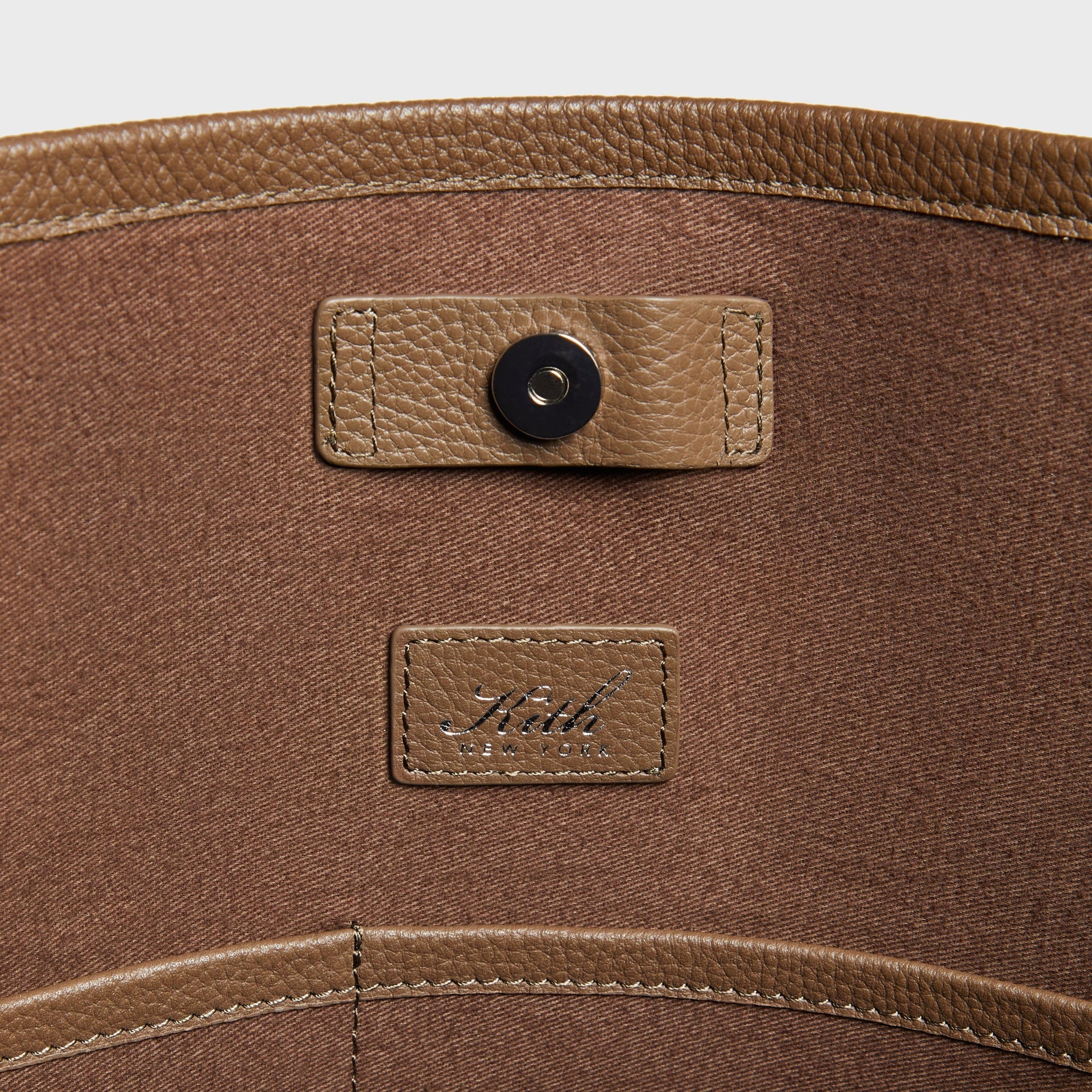 Kith Suede Applique Canvas Tote - Java - PH