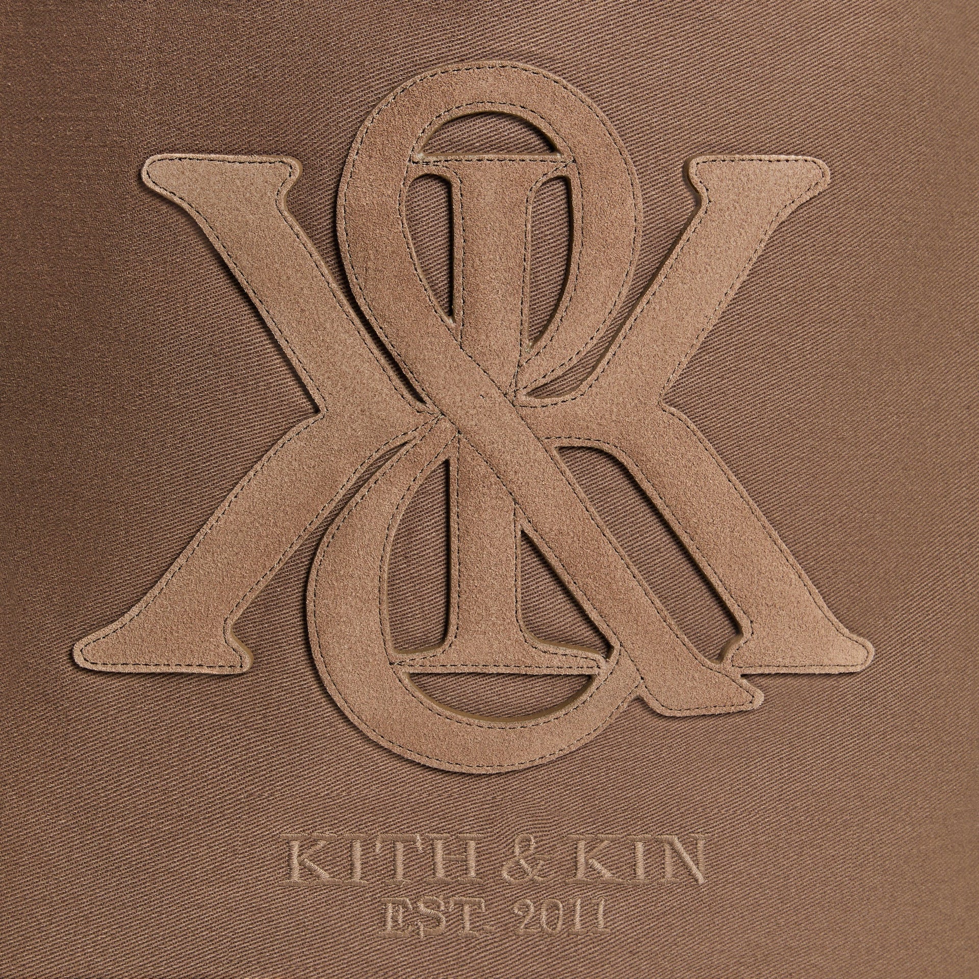 Kith Suede Applique Canvas Tote - Java - PH