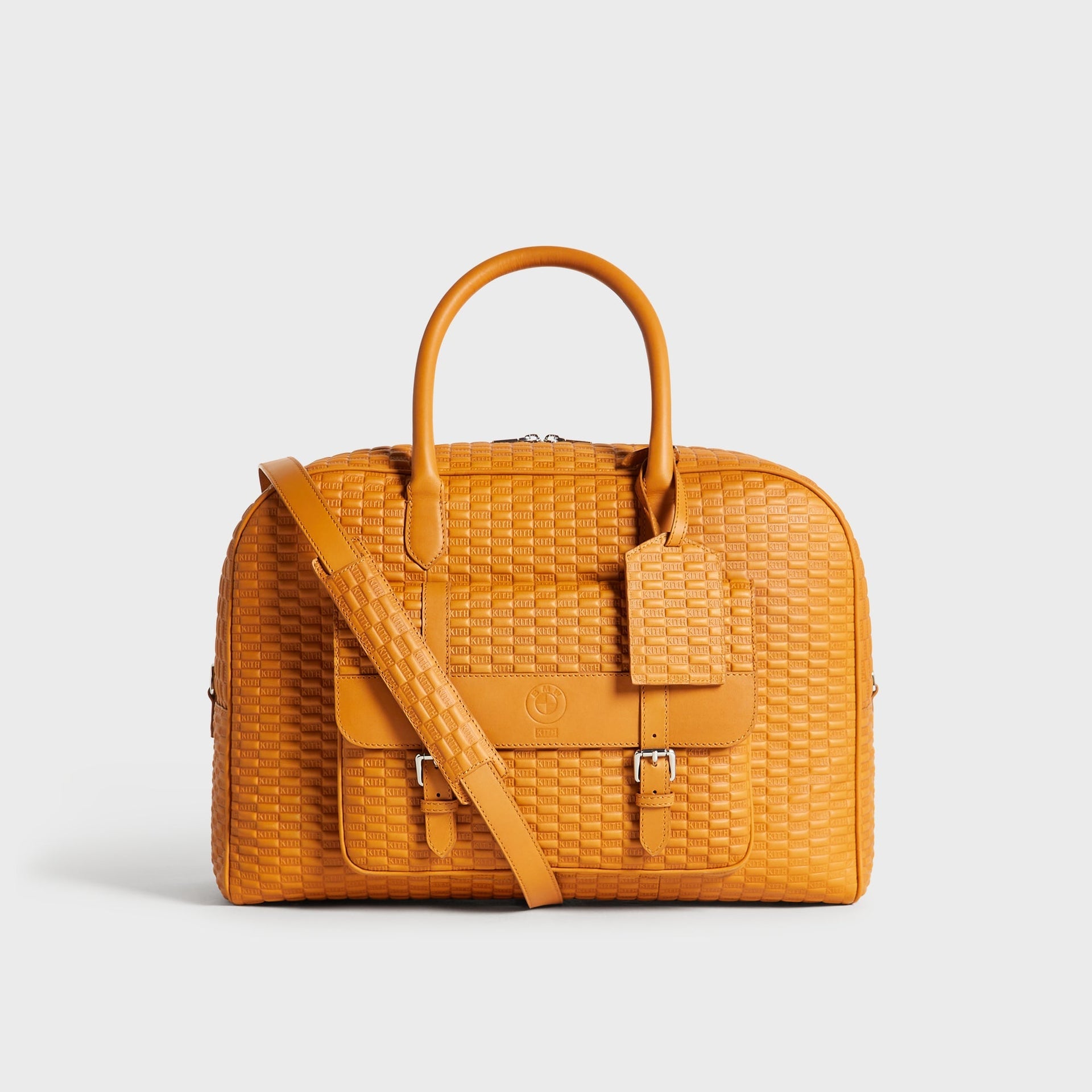 Kith for BMW Leather Overnight Bag - Camel - PH