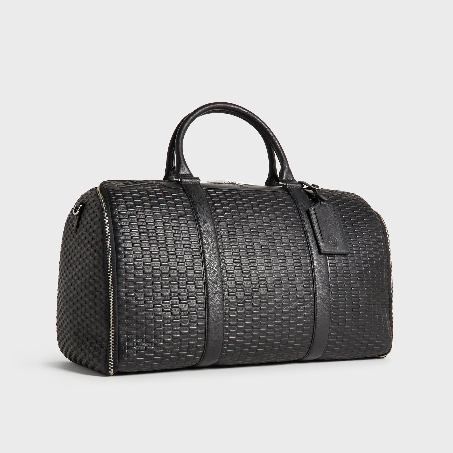 Kith for BMW Leather Travel Garment Duffle Bag - Black