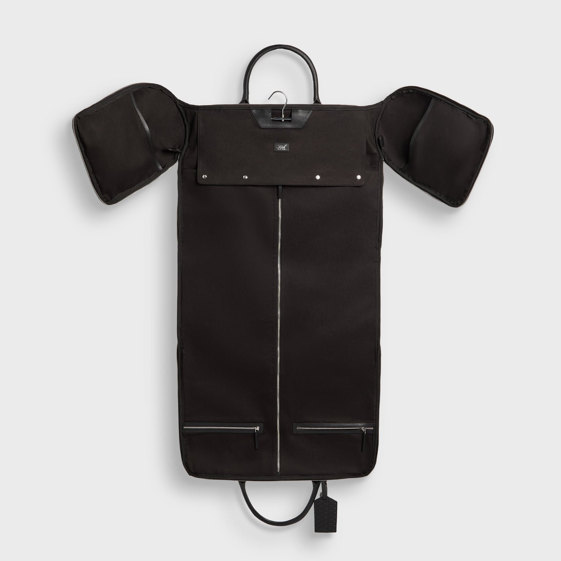 Kith for BMW Leather Travel Garment Duffle Bag - Black
