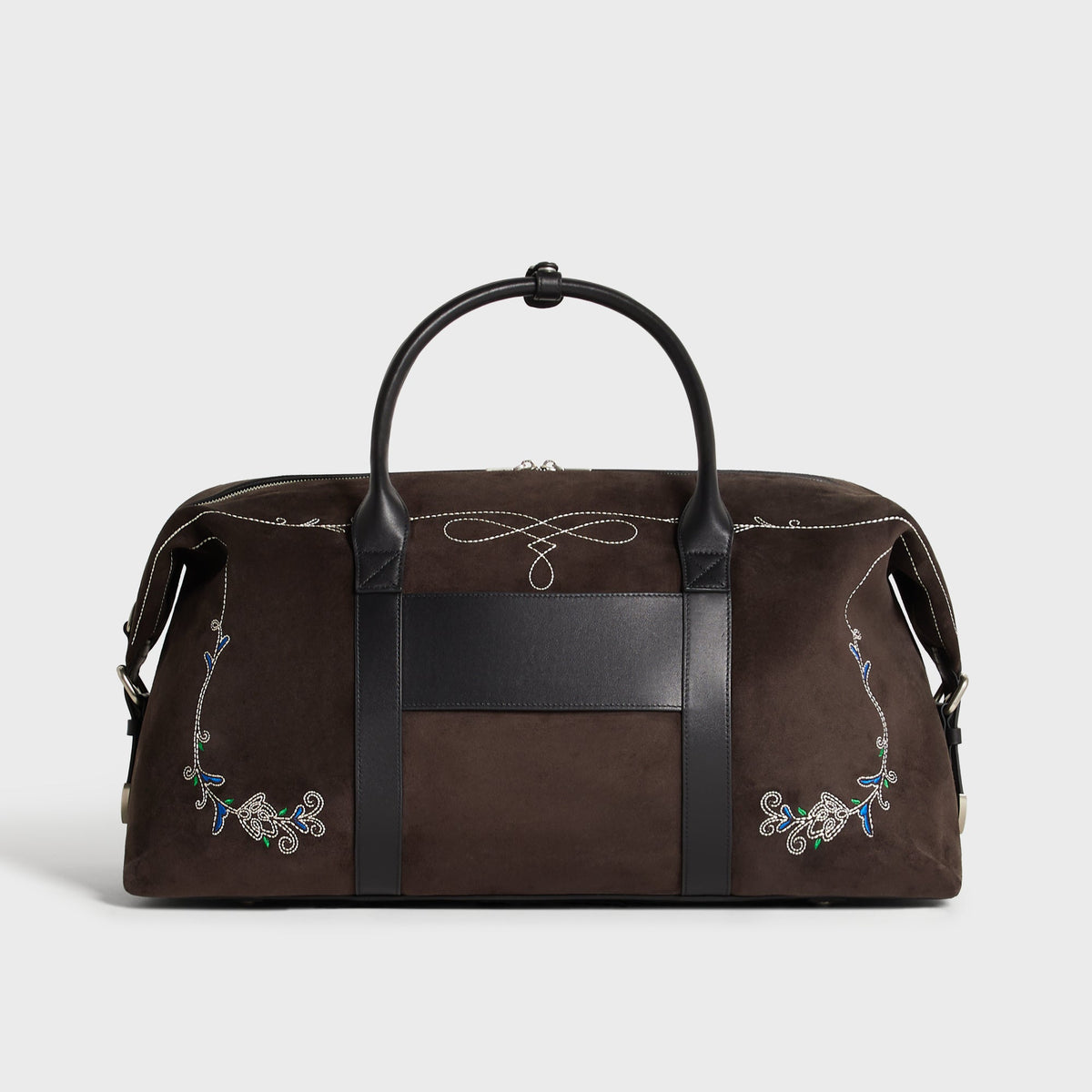 Kith Duffle Suede Leather Bag - Kindling