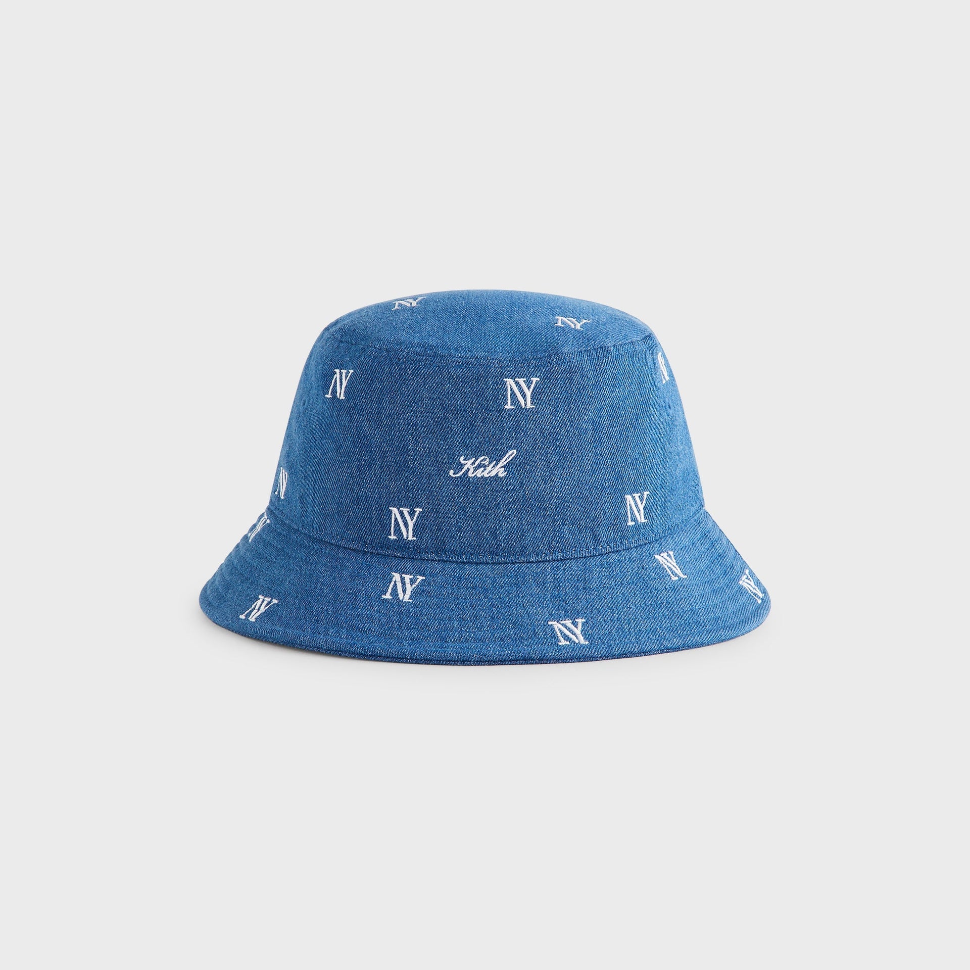 Kith NY All-Over Embroidery Dawson Bucket Hat - Medium Indigo - PH