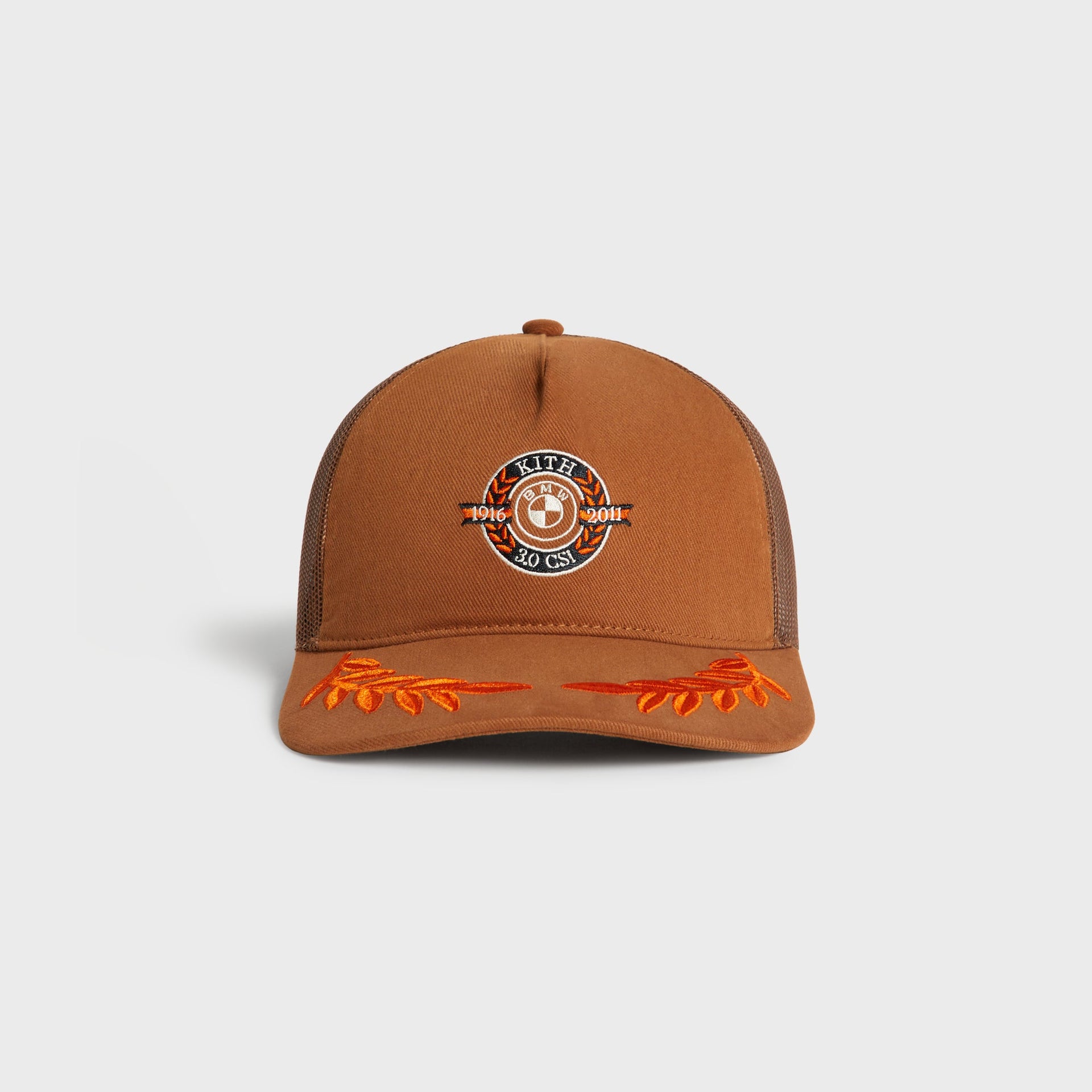 Kith for BMW Podium Brushed Twill Relaxed Trucker Cap - Desert