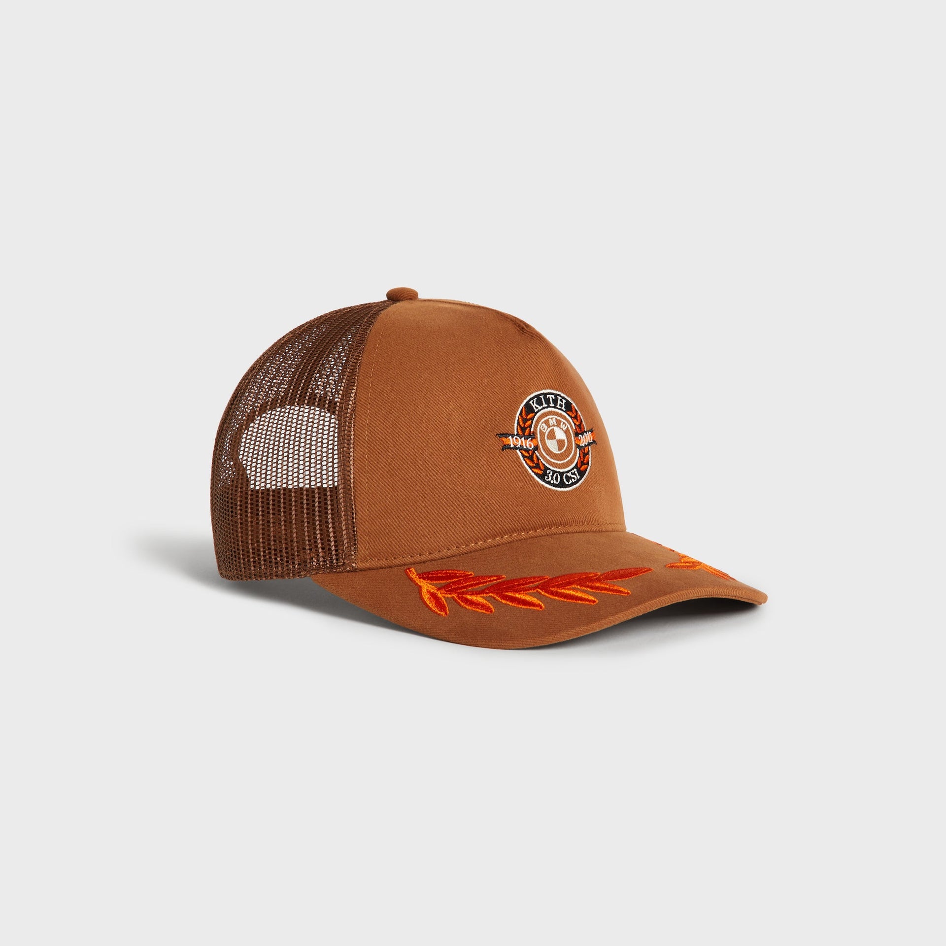 Kith for BMW Podium Brushed Twill Relaxed Trucker Cap - Desert