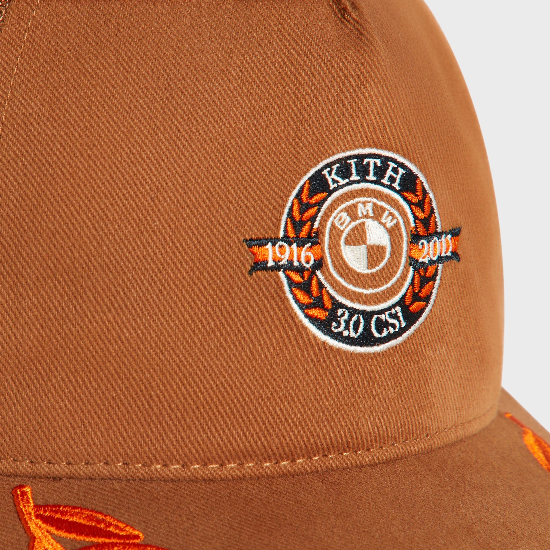 Kith for BMW Podium Brushed Twill Relaxed Trucker Cap - Desert
