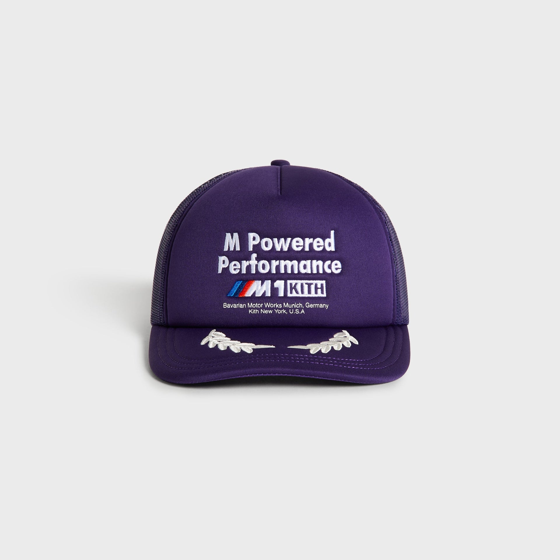 Kith for BMW M1 Podium Poly Foam Nolan Trucker Cap - Techno Violet - PH