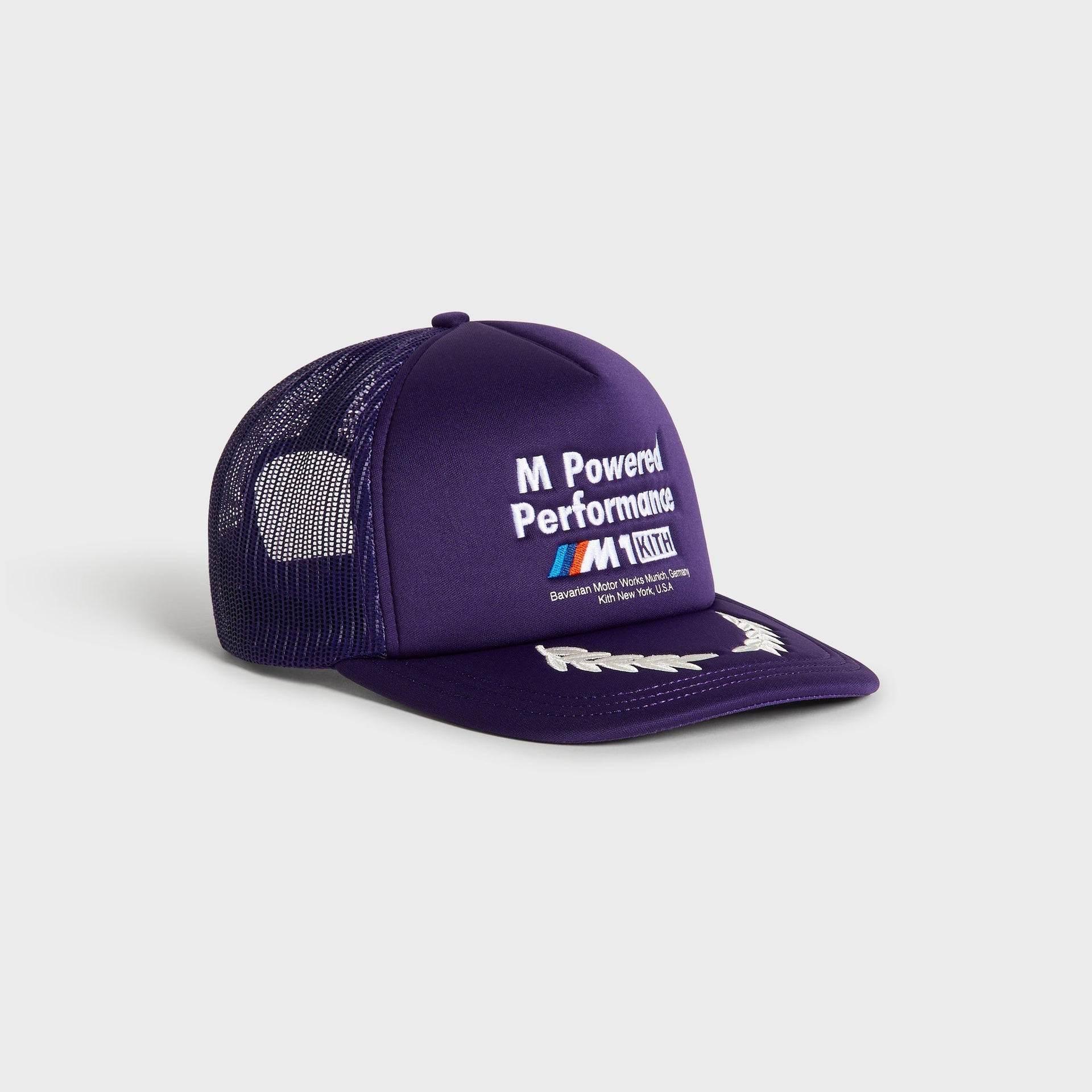 Kith for BMW M1 Podium Poly Foam Nolan Trucker Cap - Techno Violet - PH