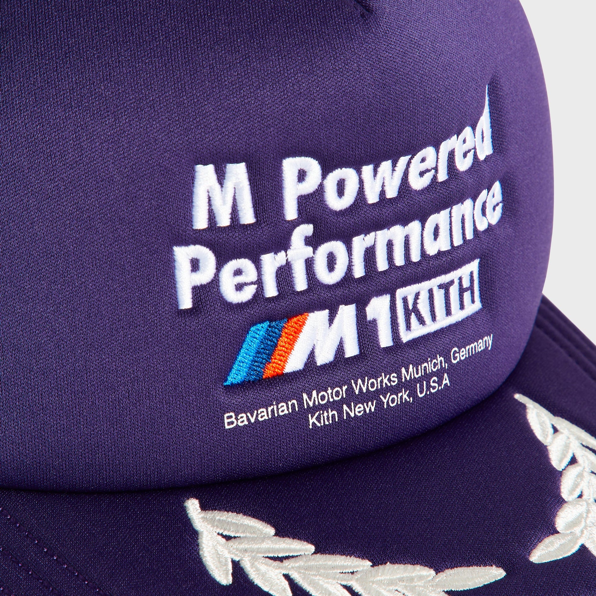 Kith for BMW M1 Podium Polyester Foam Nolan Trucker Cap - Techno Violet