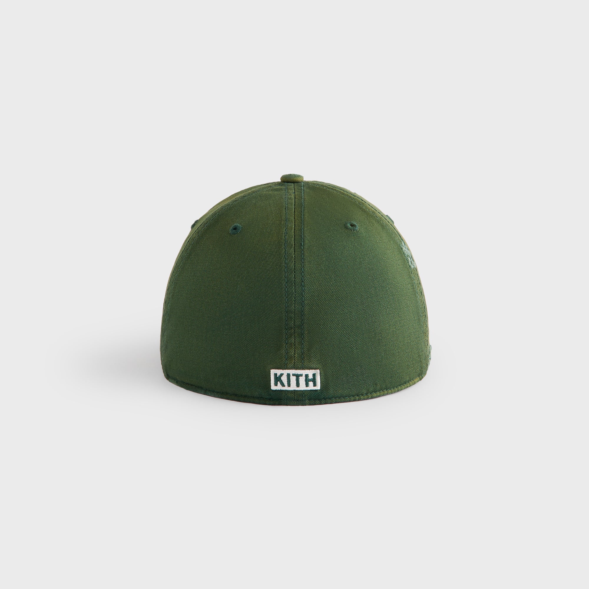 KITH オリーブキャップ　ニューエラ Kith & '47 for the MLB New York Mets Washed Franchise LS Cap
