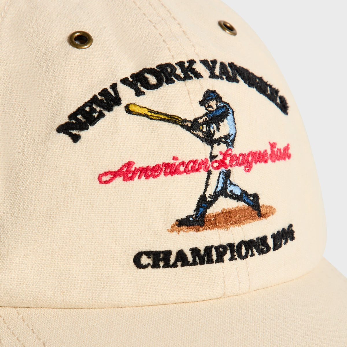 Kith & '47 for the New York Yankees Clean Up Duck Canvas Long Visor Cap - Sandrift - PH