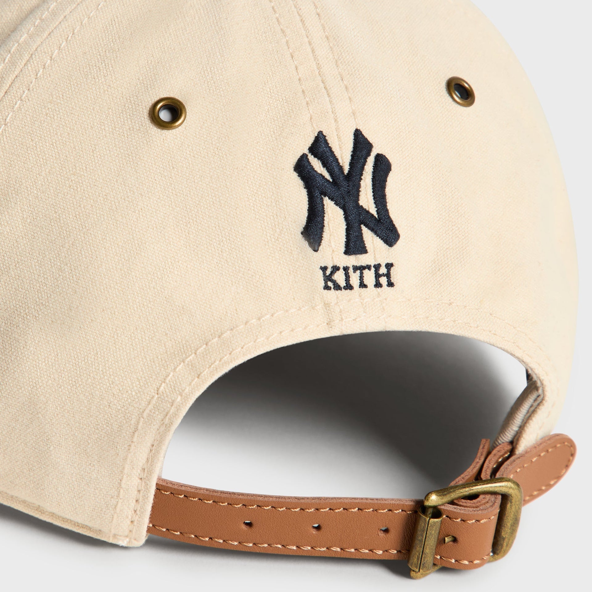 Kith & '47 for the New York Yankees Clean Up Duck Canvas Long Visor Cap - Sandrift - PH