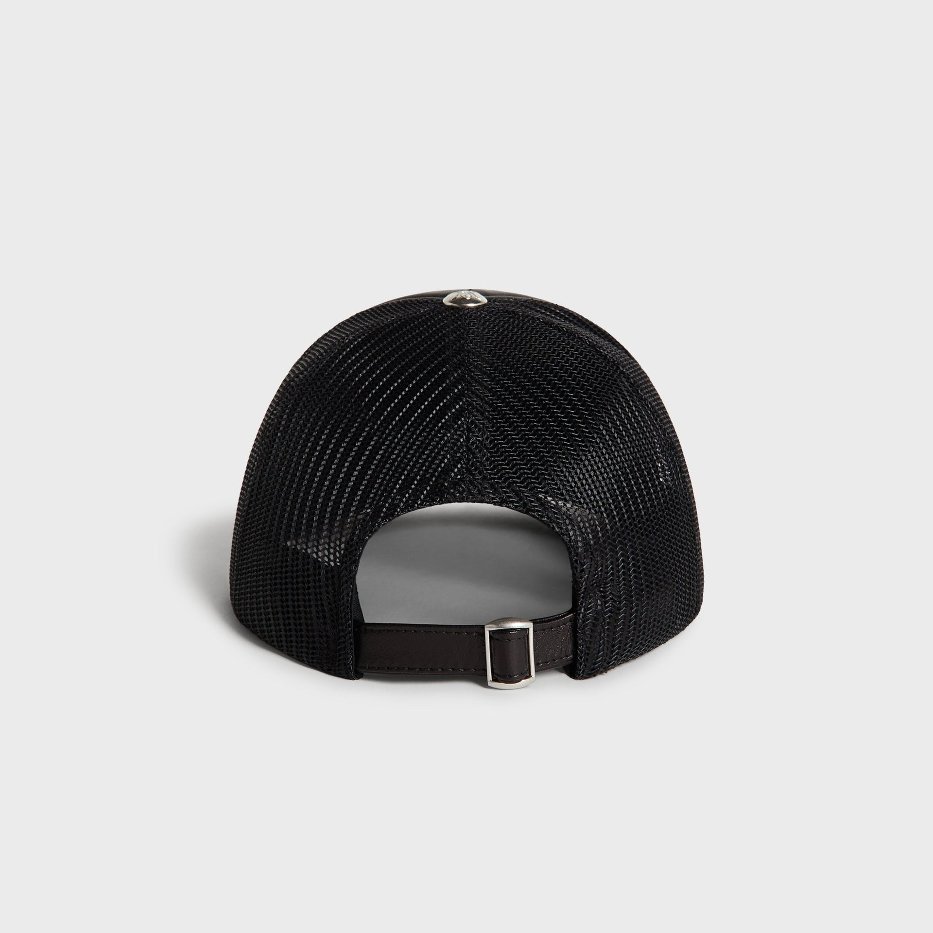Kith Smooth Leather Nolan Trucker Hat - Black