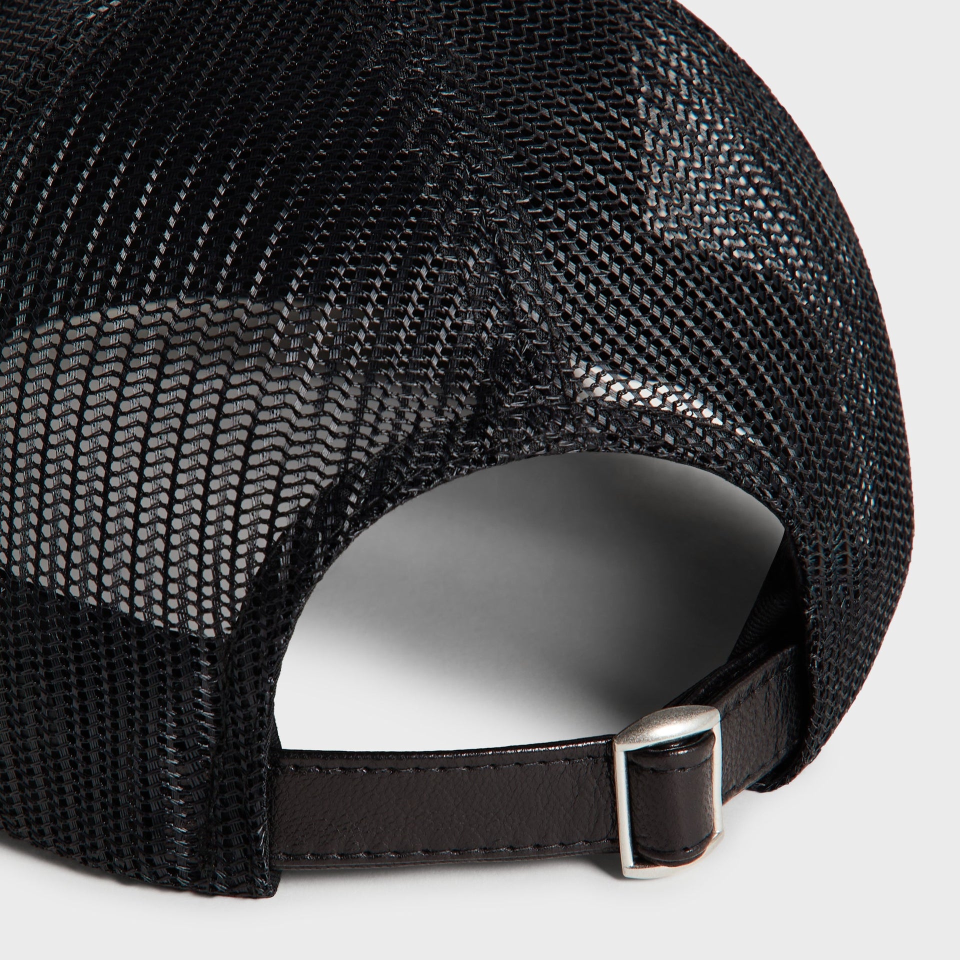 Kith Smooth Leather Nolan Trucker Hat - Black