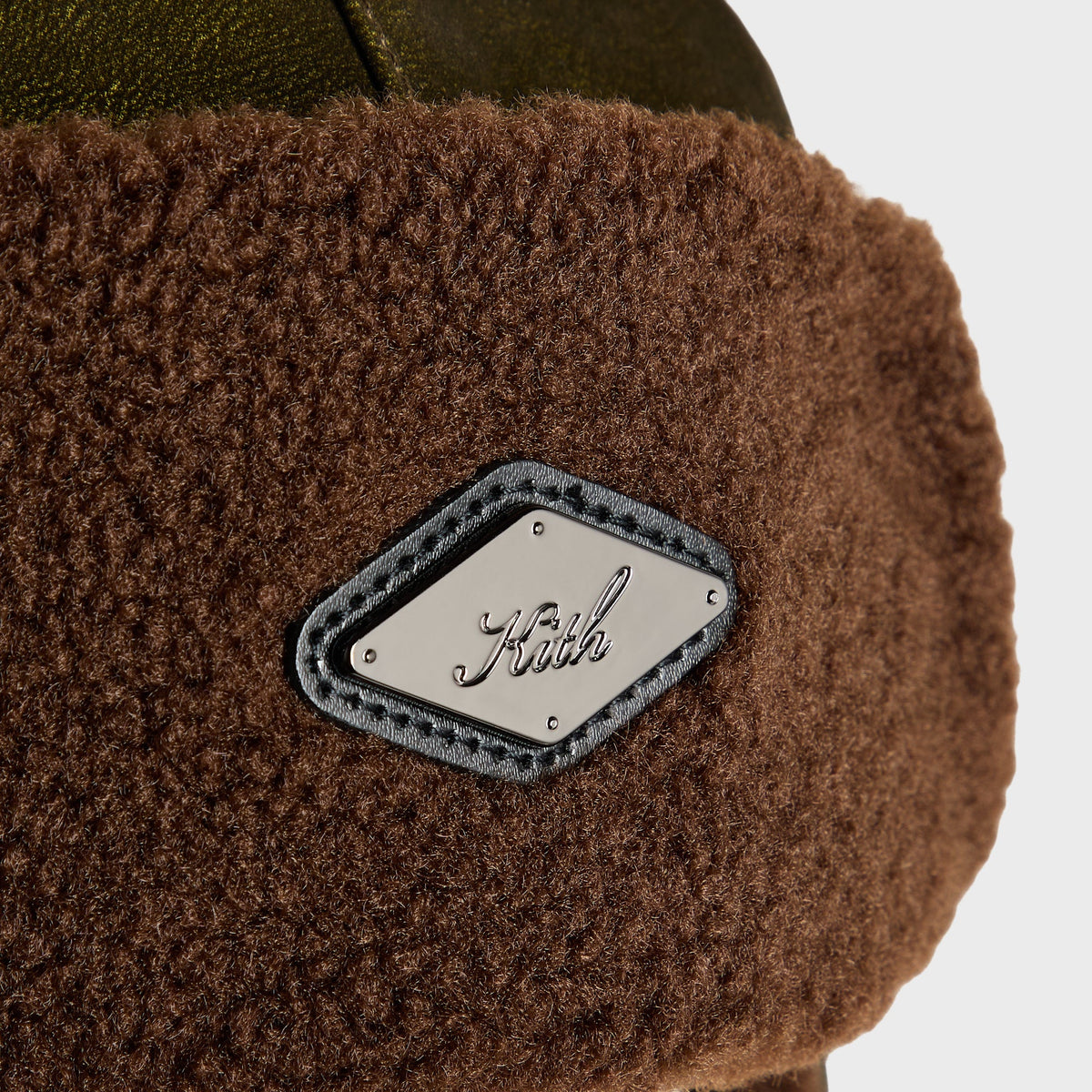 Kith Sherpa Lined Velvet Patina Trapper Hat - Kalamon