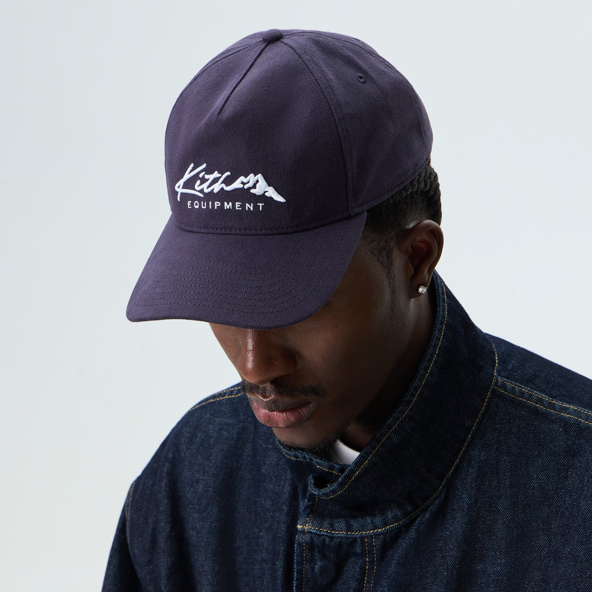 Kith Brushed Twill Bay Low Pinch Crown Cap - Nocturnal