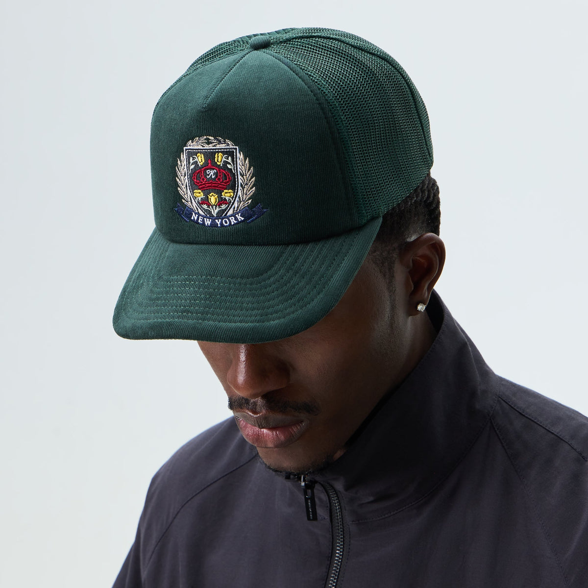 Kith Corduroy Nolan Trucker Hat - Cypress