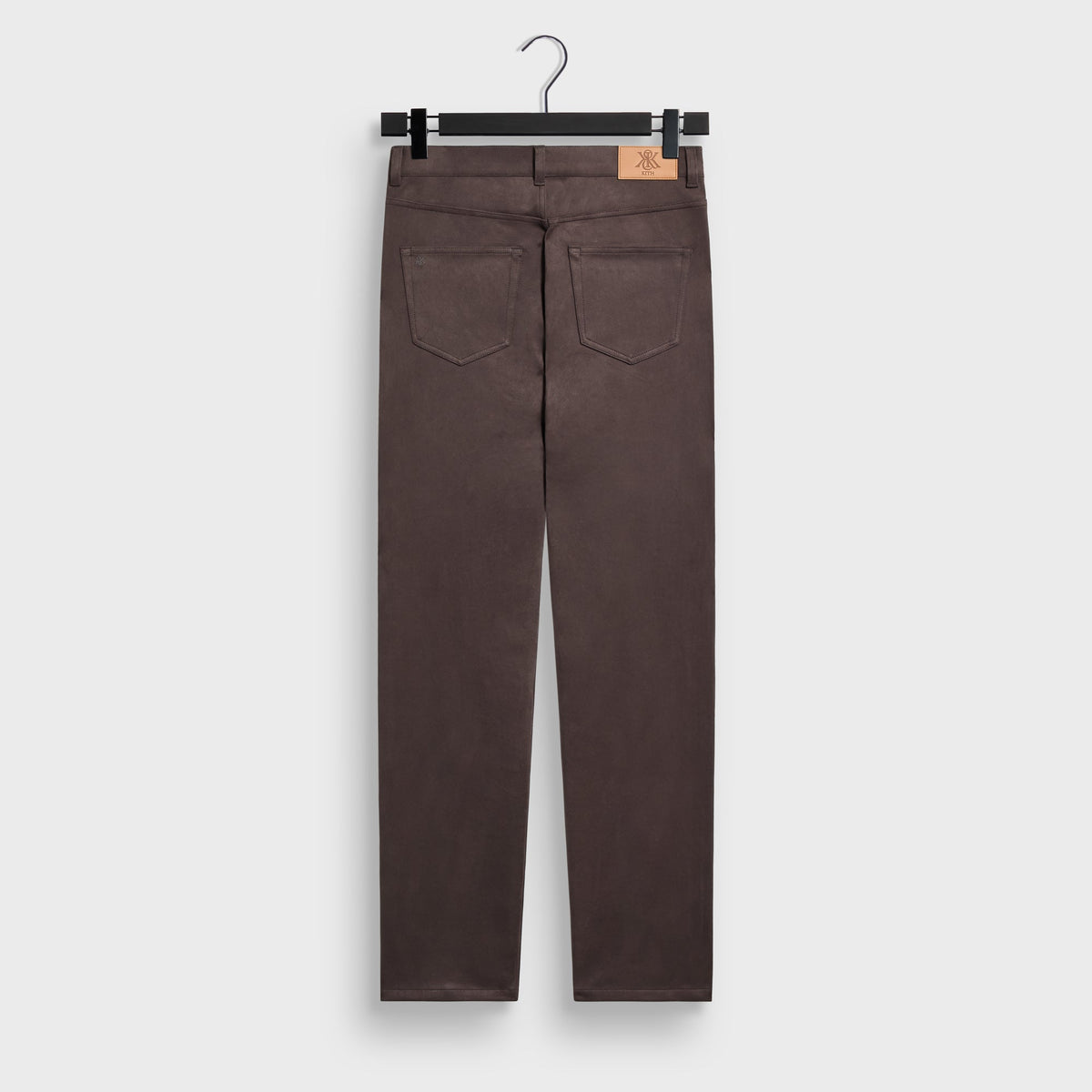 Kith Microsuede Bonded Flannel Webster Chill - Dark Ash