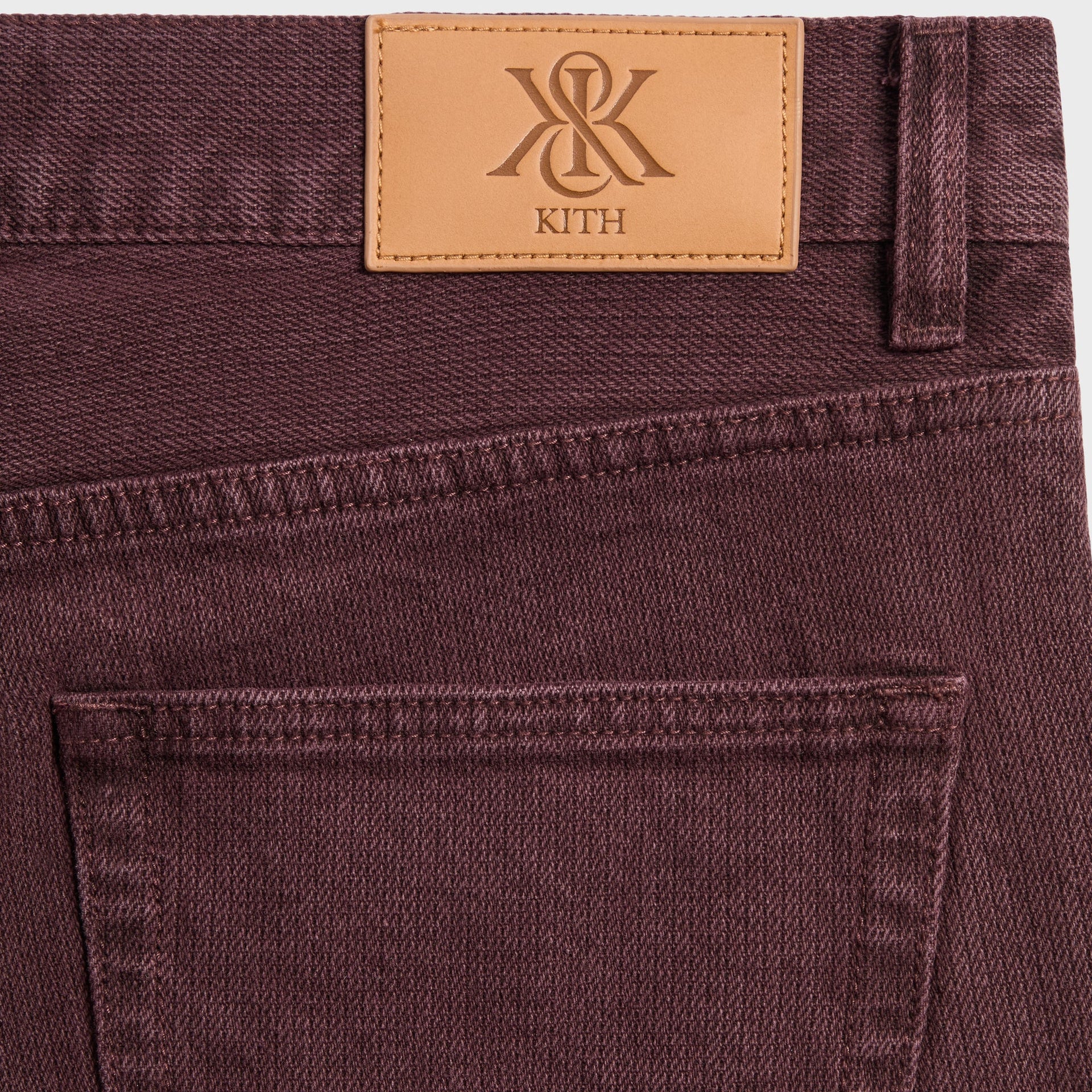 Kith Herringbone Denim Webster Chill - Rich