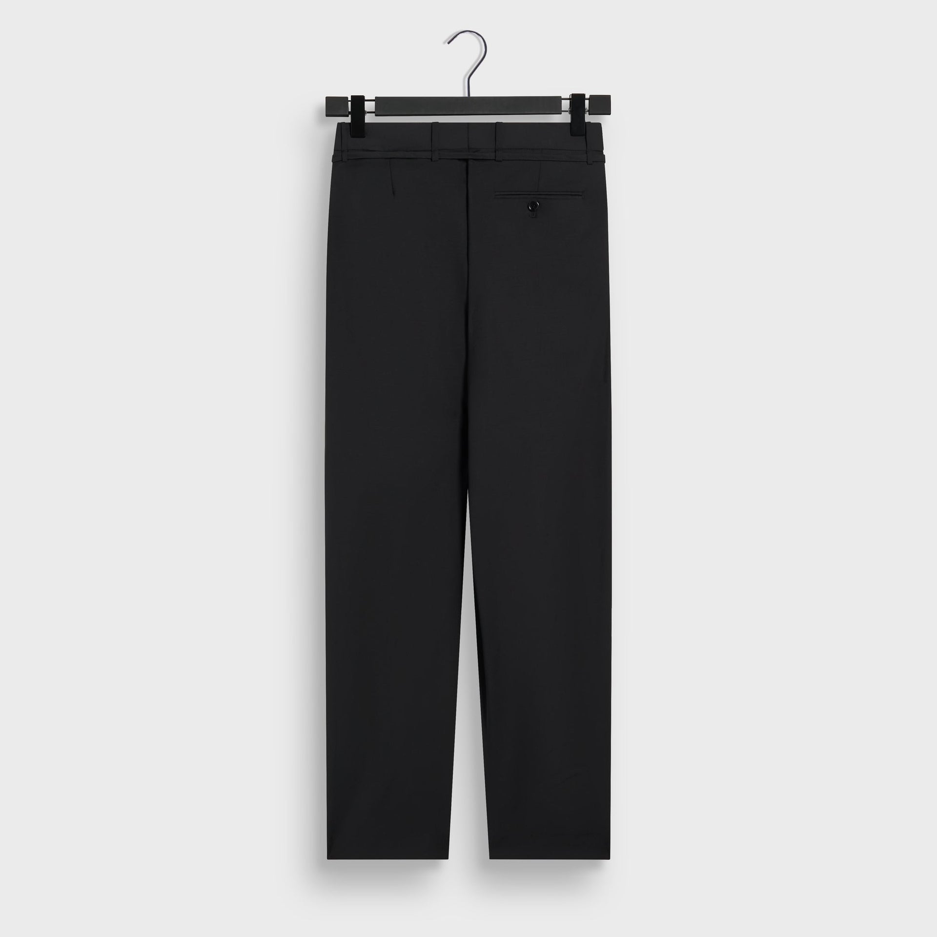 &Kin Tropical Wool Eli Pleated Trouser - Black - PH