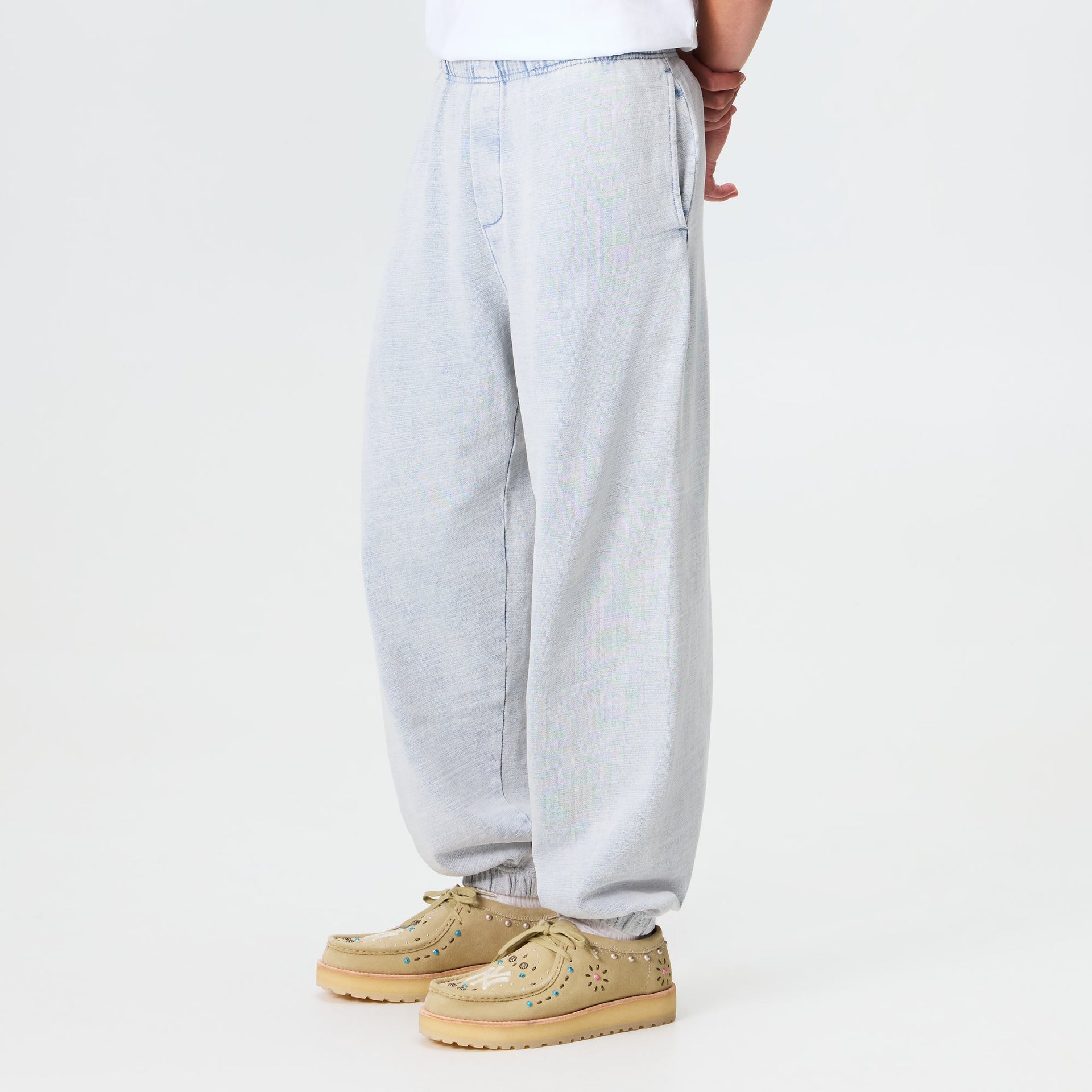 Kith Indigo Fleece Nelson Sweatpant - Pale Indigo - PH