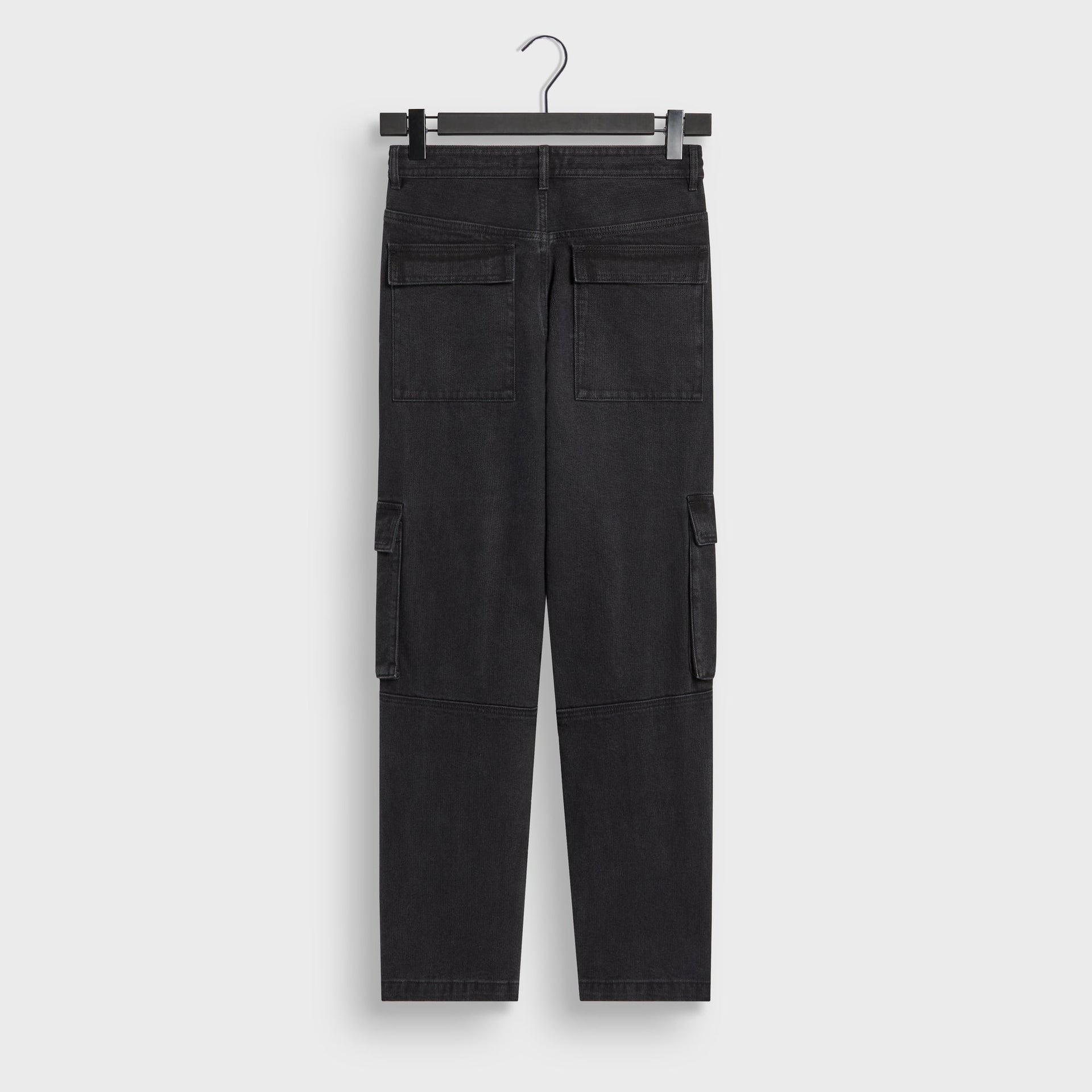Kith Herringbone Denim Zane Cargo Pant - Black