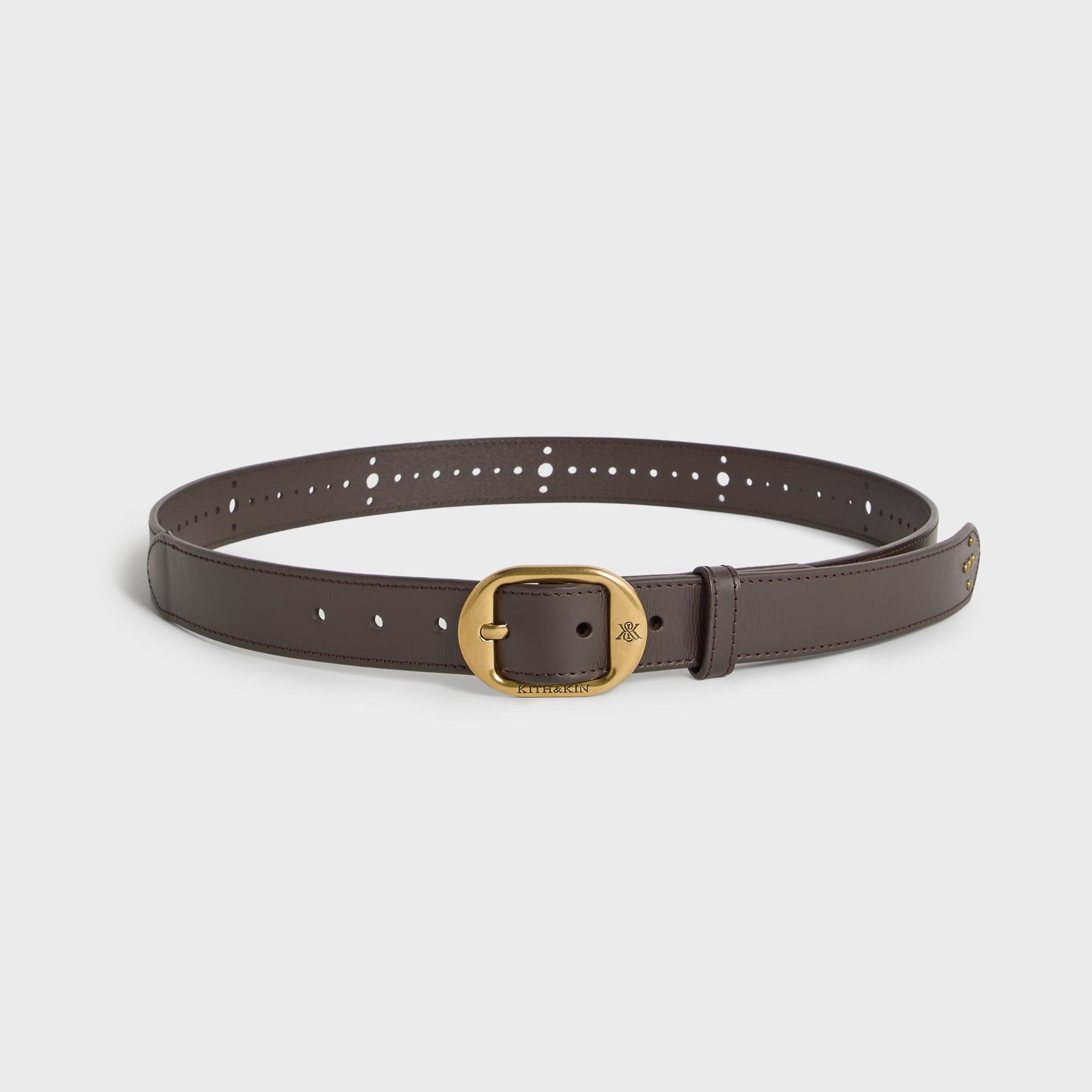 Kith Studded Leather Belt - Robusta - PH