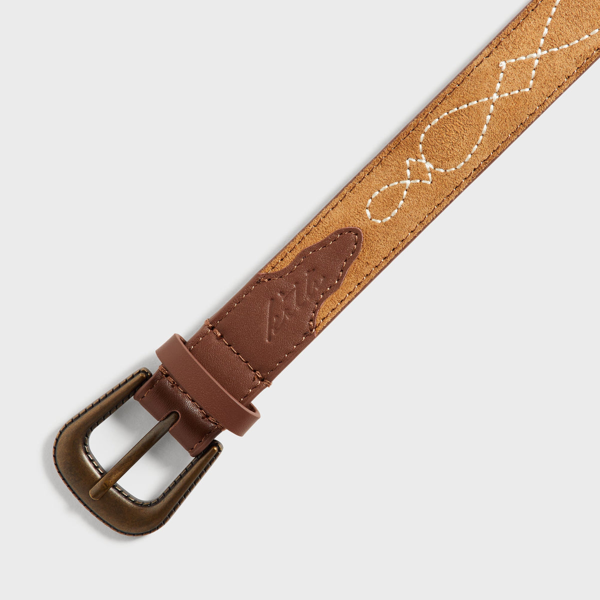 Kith Western Leather Belt - Snuff