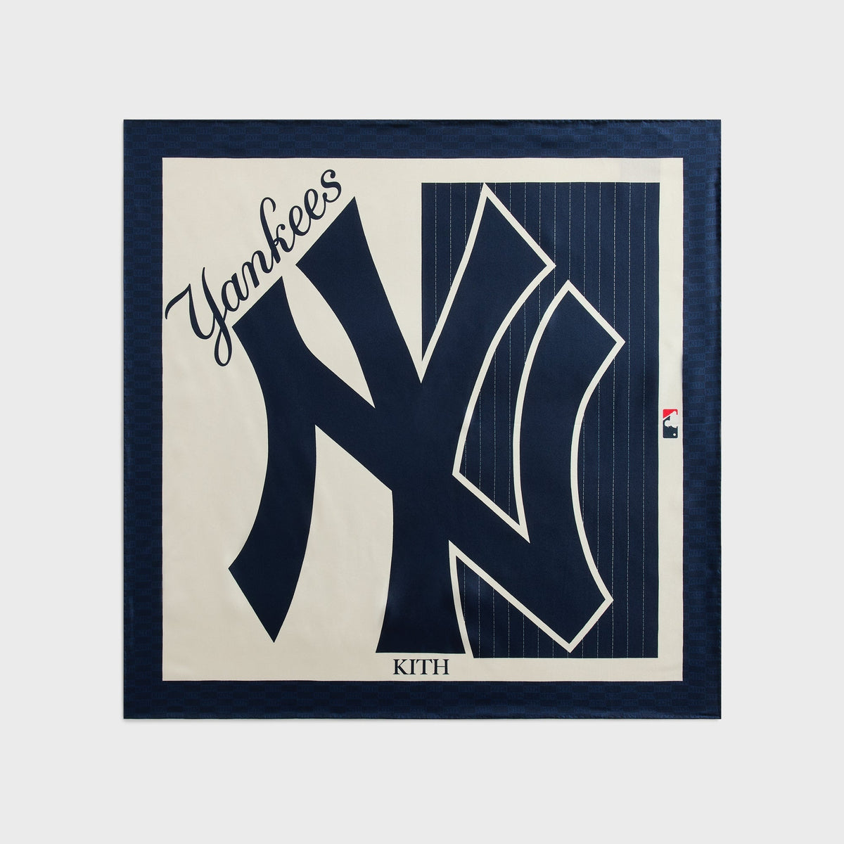 Kith for the New York Yankees Printed Silk Bandana - Sandrift - PH