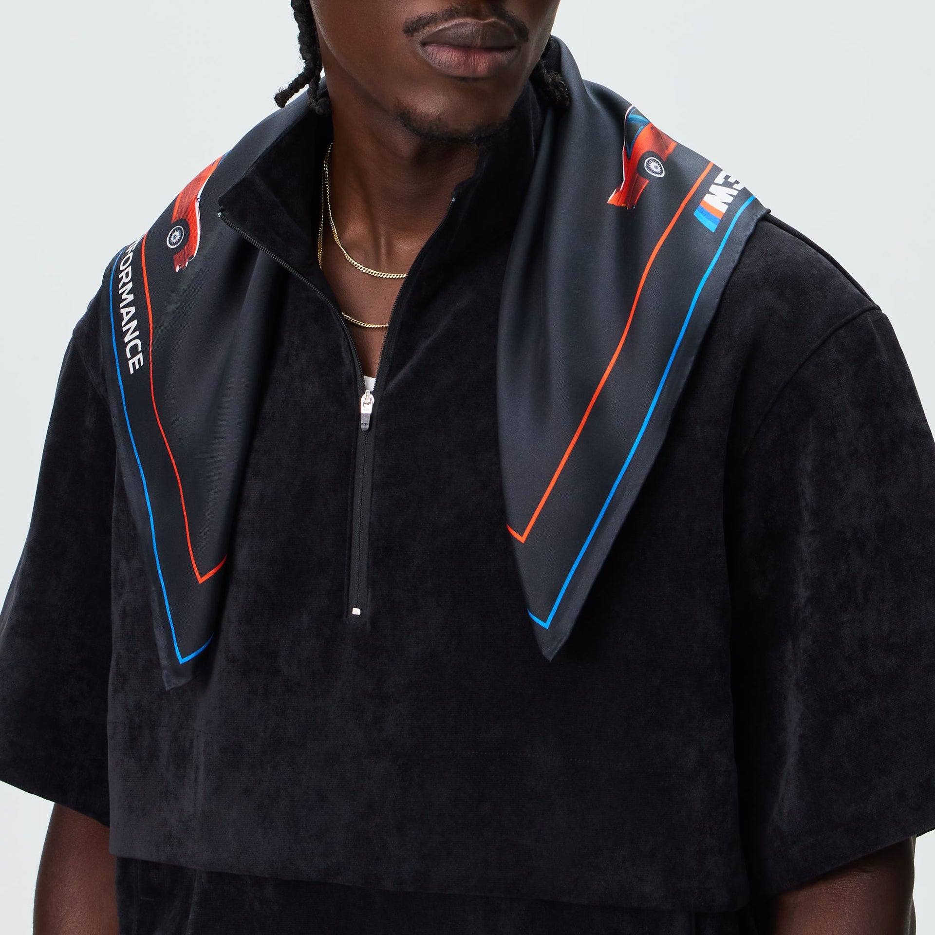 Kith for BMW Silk Bandana - Black