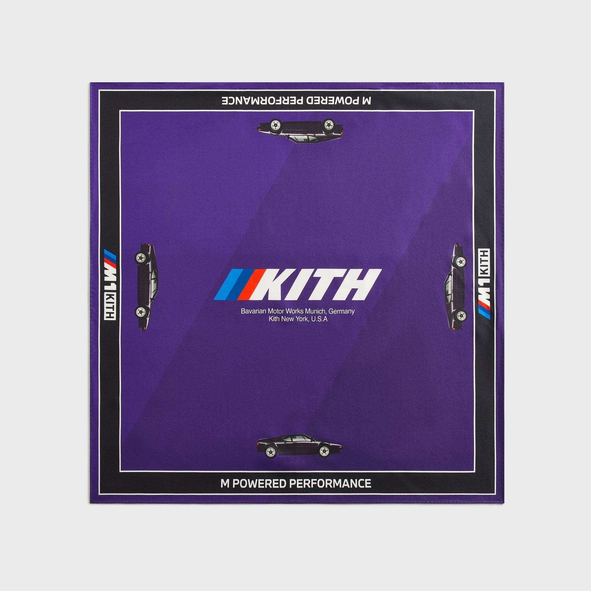 Kith for BMW Silk Bandana - Techno Violet - PH