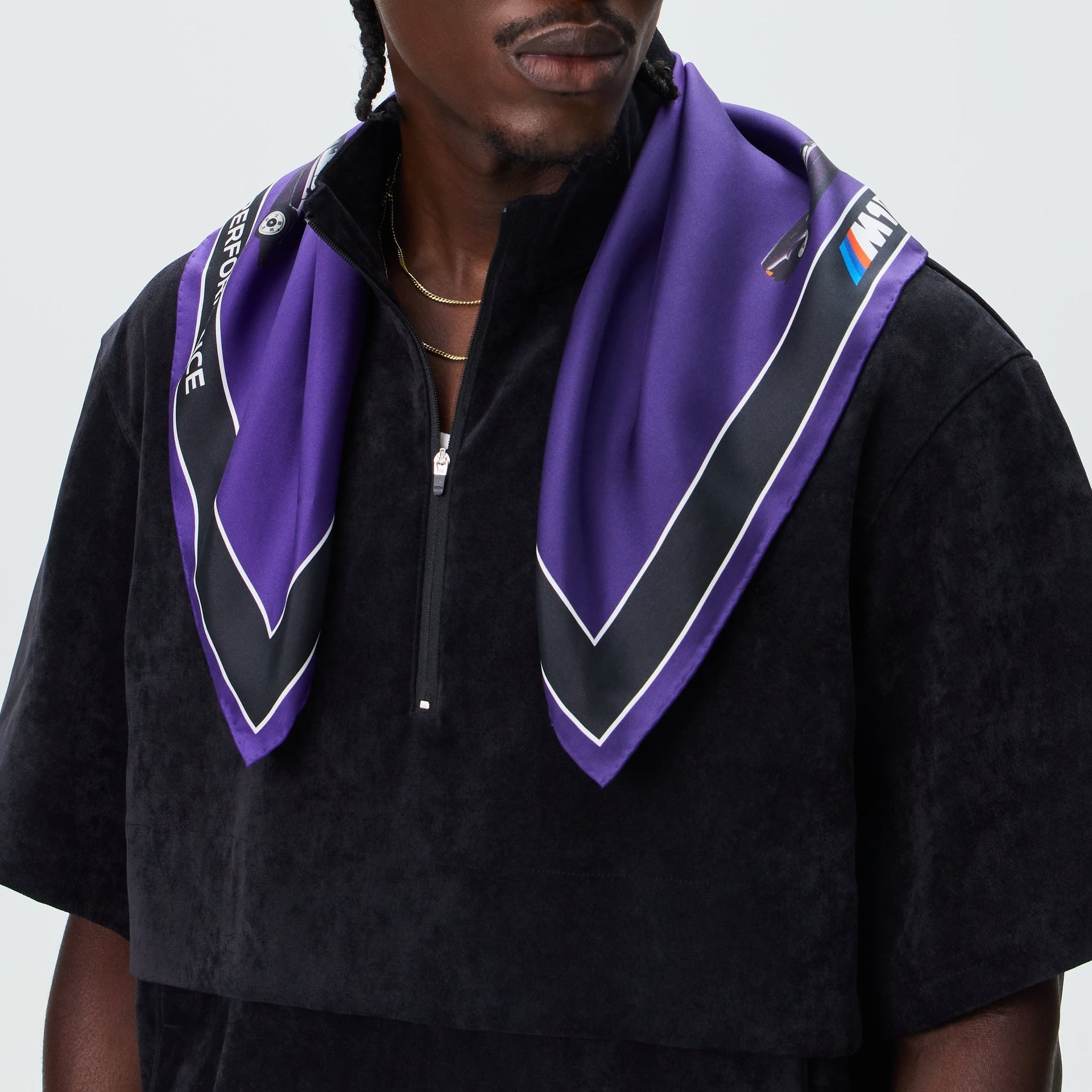 Kith for BMW Silk Bandana - Techno Violet - PH