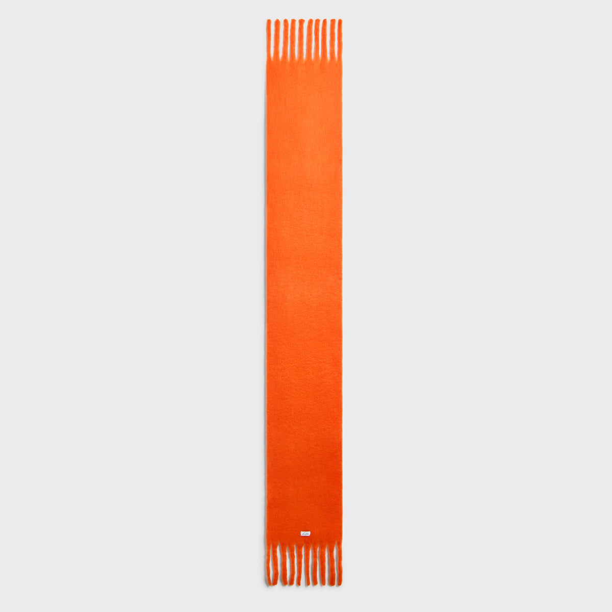 Kith Chunky Tassel Mohair Scarf - Clementine