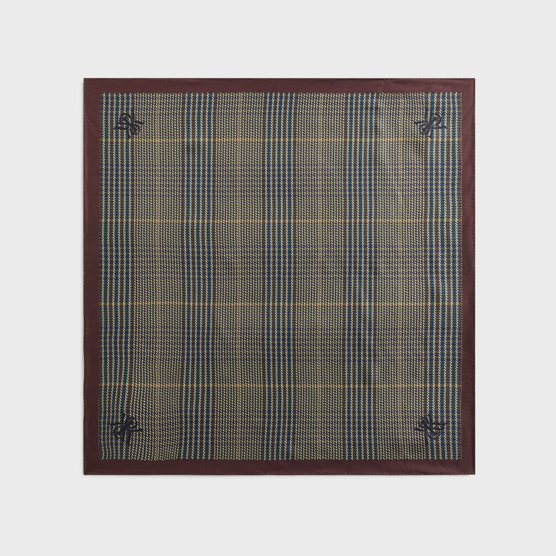 Kith Printed Silk Scarf - Kindling