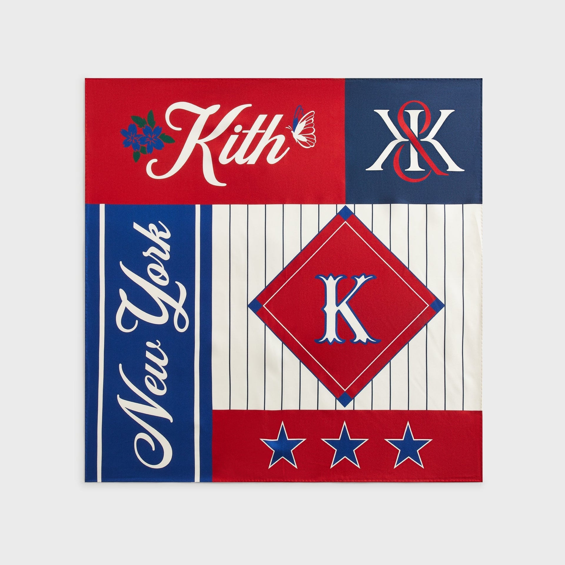 Kith Printed Silk Scarf - Sandrift - PH