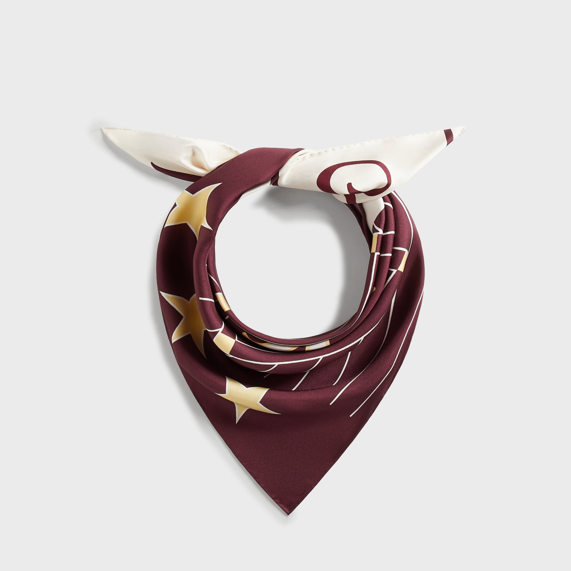 Kith Printed Silk Scarf - Magma
