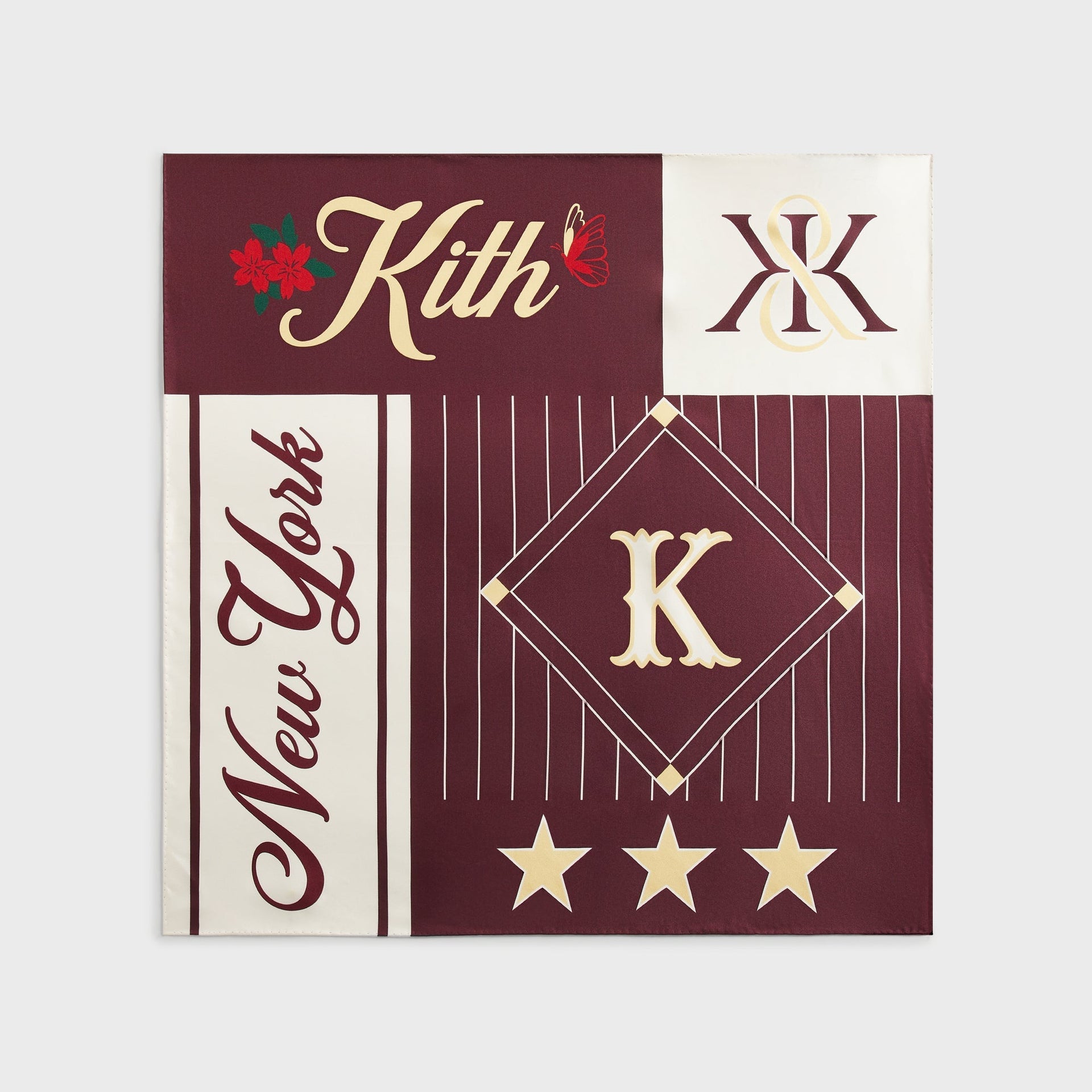 Kith Printed Silk Scarf - Magma - PH