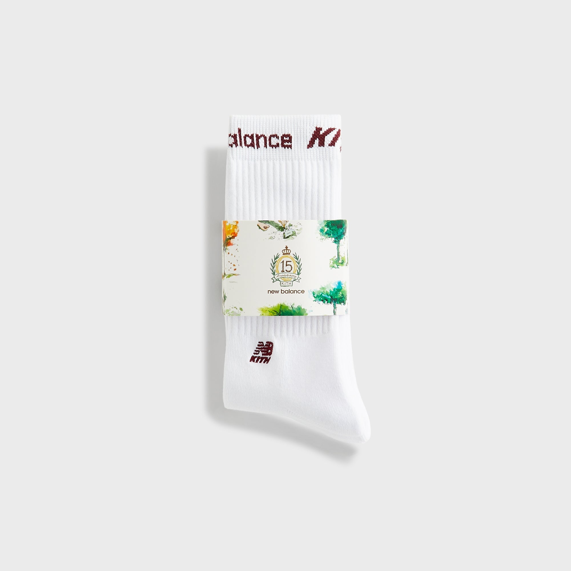 Kith & New Balance Contrast Cuff 3-Pack Crew Socks - White – Kith