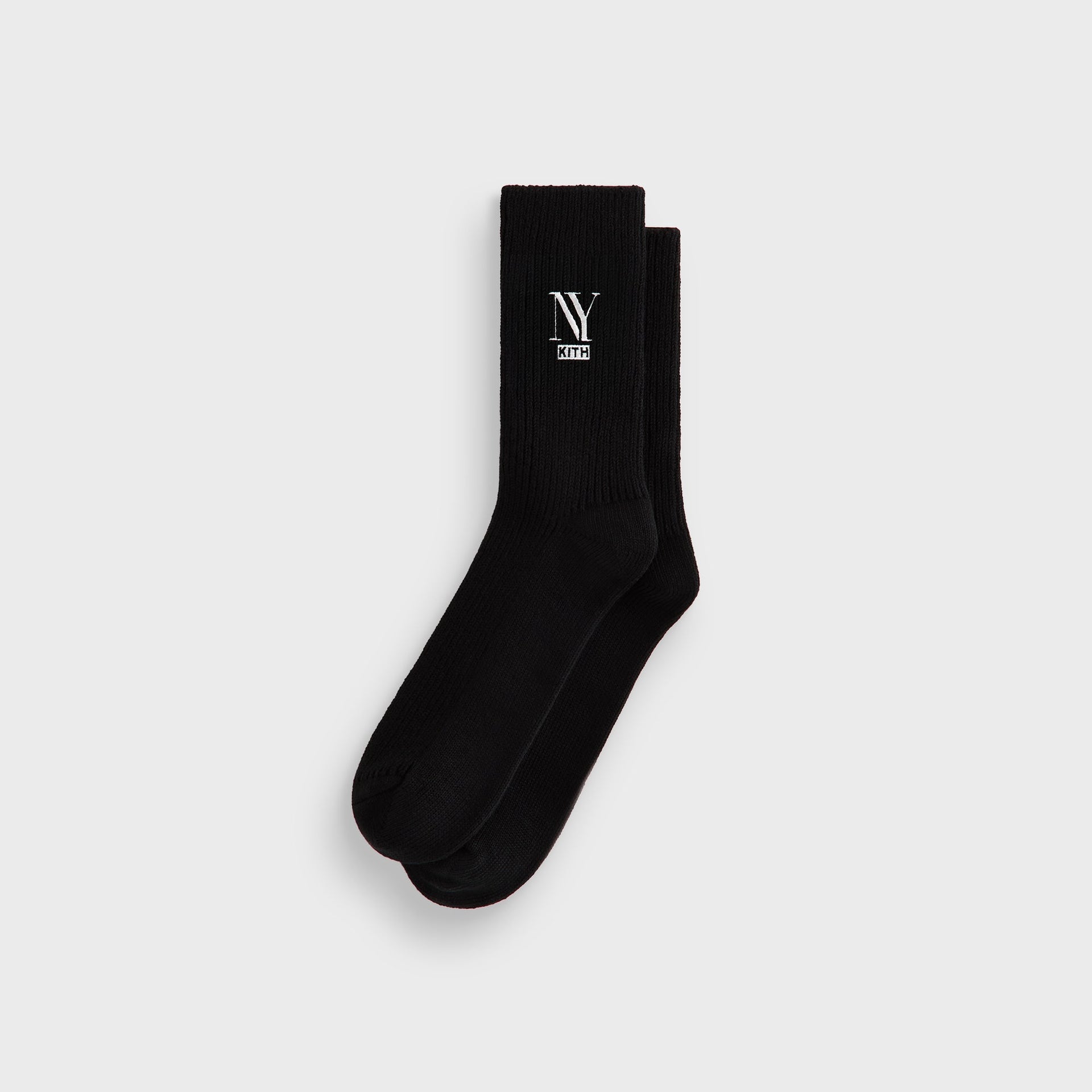 Kith NY Cotton Slouchy Crew Socks - Black